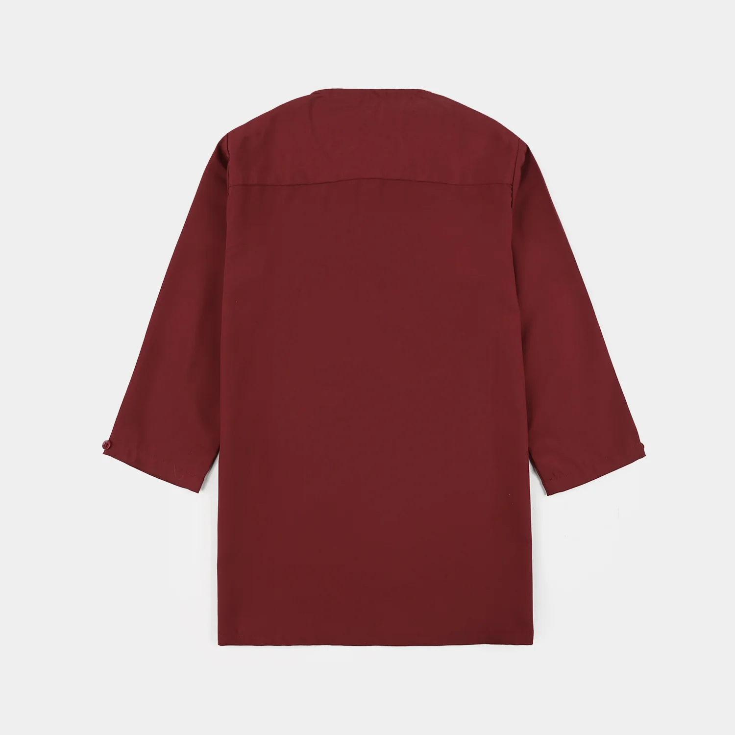 Infant Boys Poly Viscose Kurta Pajama (Cut Placket) -RED - Image 4