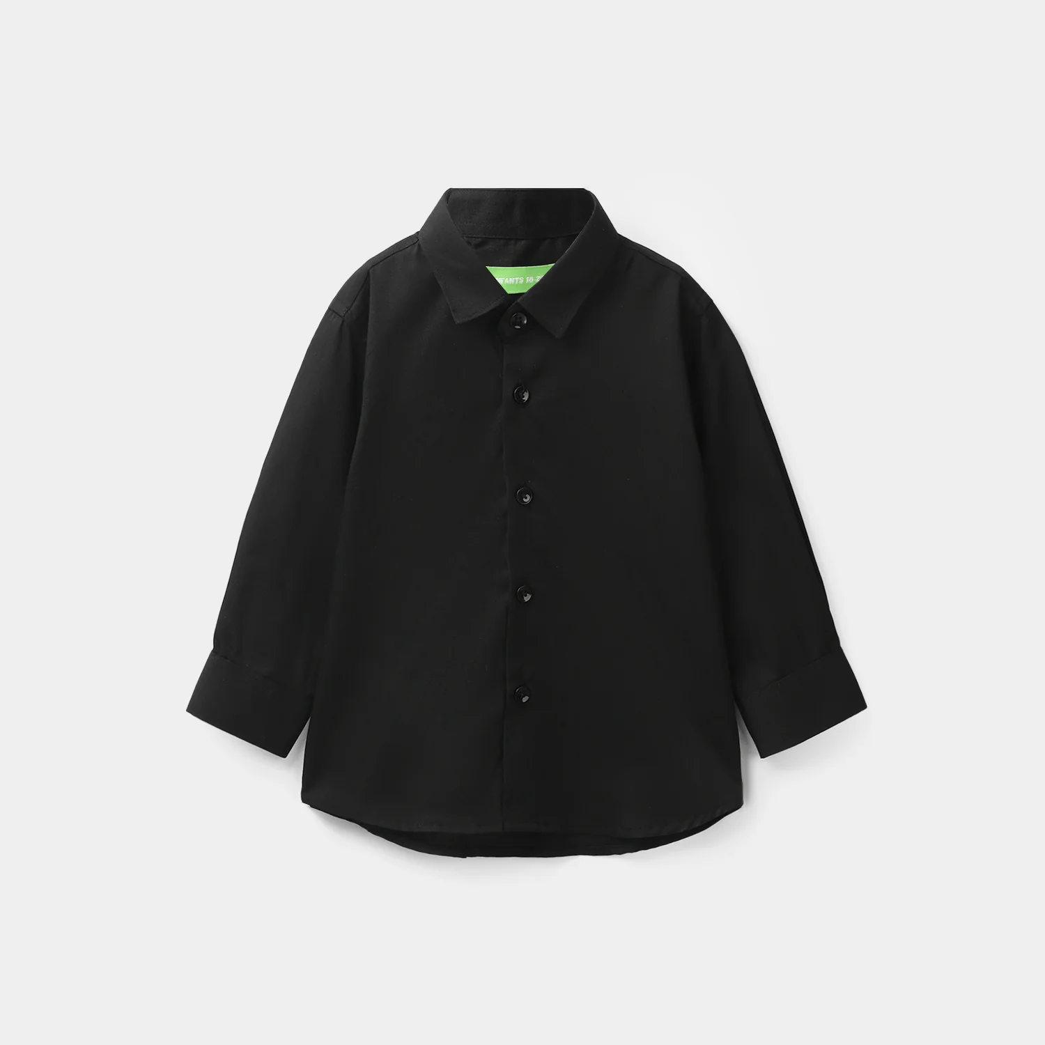 Infant Boys Cotton Poplin Formal Shirt - Black