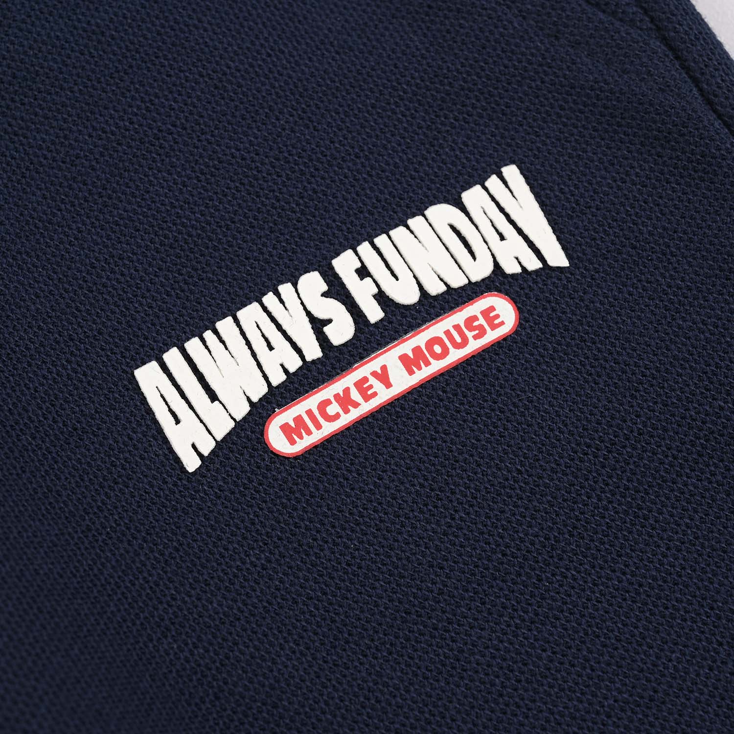 Infant Boys Jumbo Pique Pajama (Always Funday) - Navy - Image 3