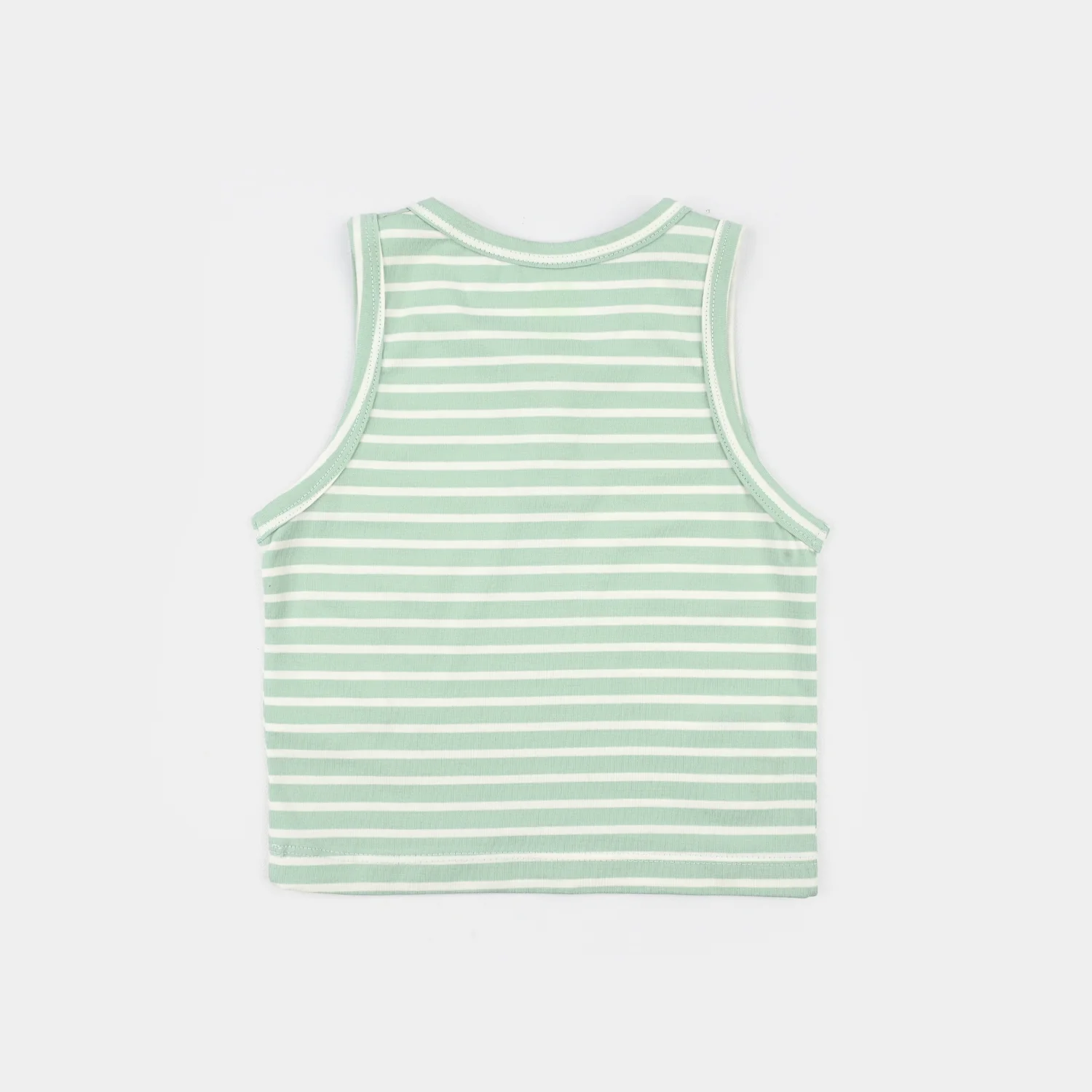 Infant Boys Yarn Dyed Sando COOLEST KID EVER-Green - Image 4