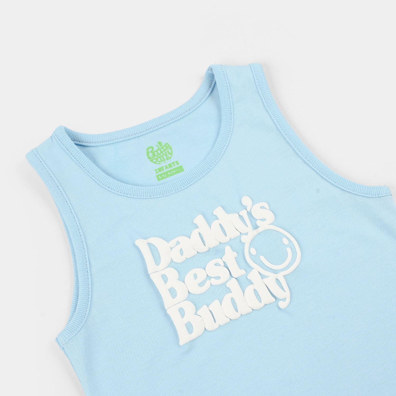 Infant Boys Jersey/Terry Sando (Daddy’s Best Buddy) - Light Blue - Image 2