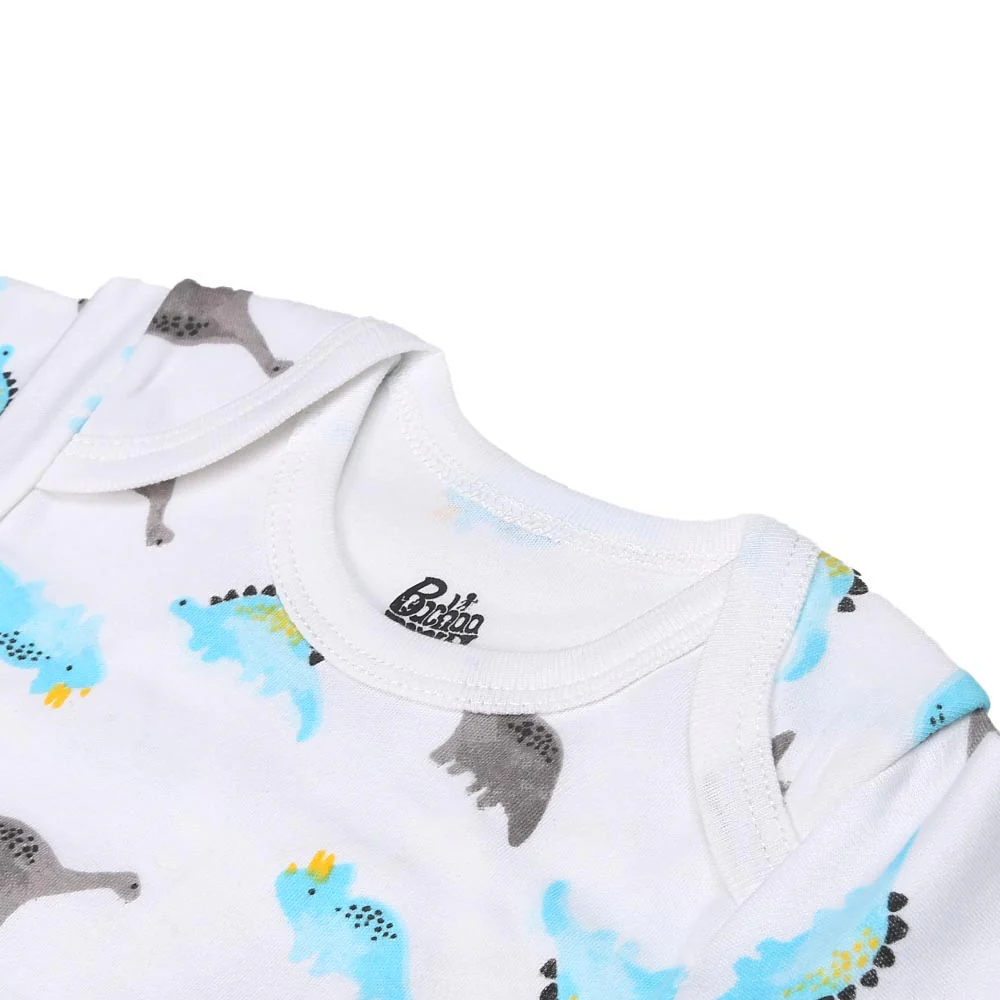 Infant Boys Set 6Pc Dino - B.White - Image 2