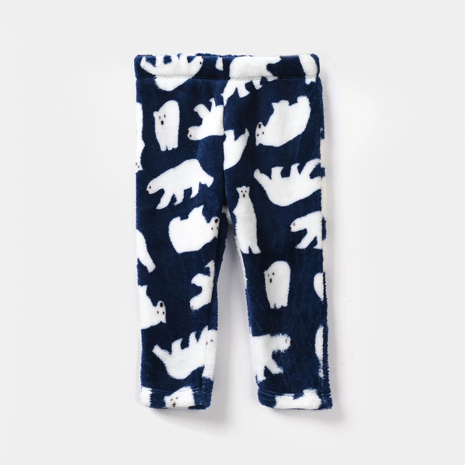 Infant Boys Sherpa 2 Piece Suit Bear - Navy - Image 6