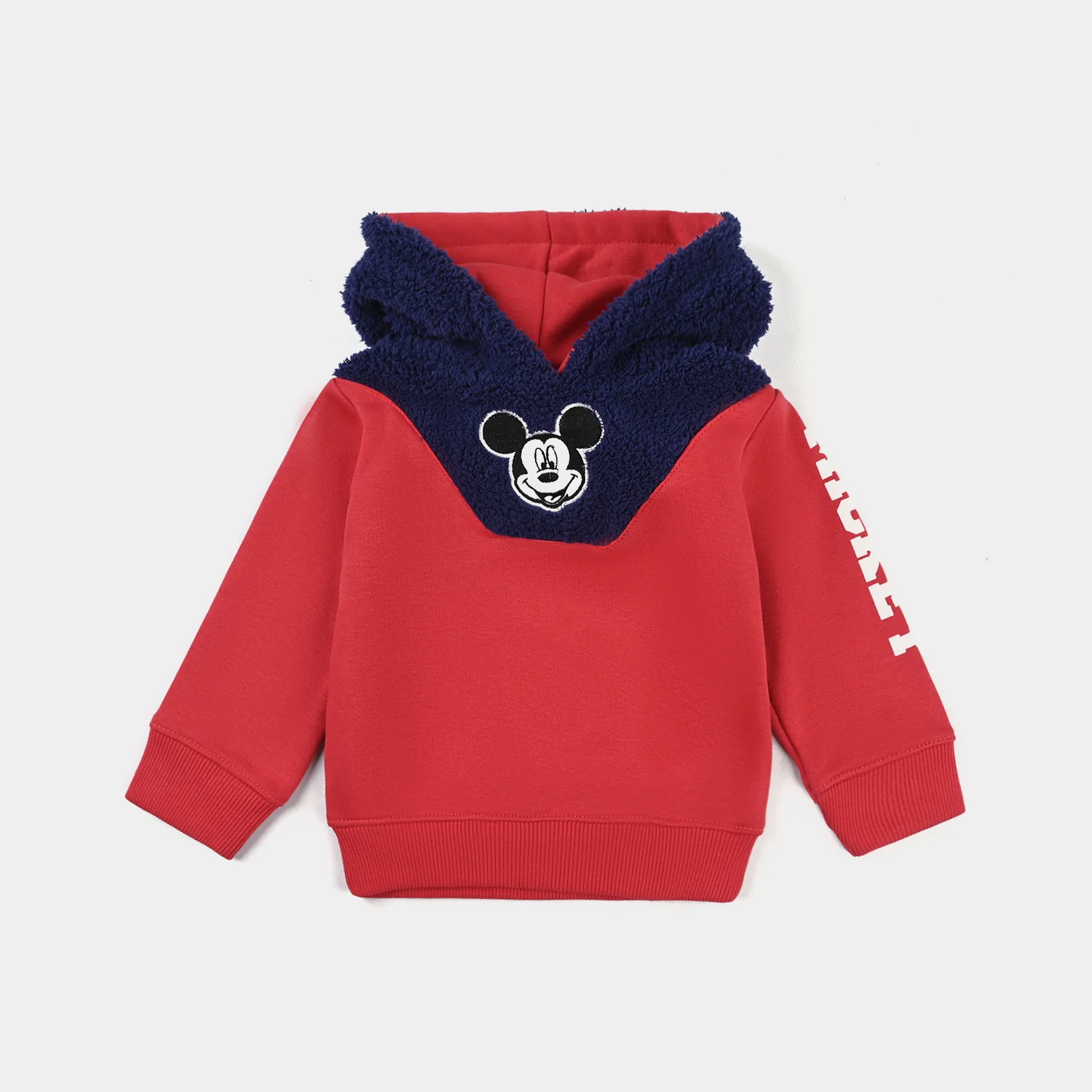 Infant Boys Sherpa Knitted Suit (Mickey Mouse) - Navy - Image 2