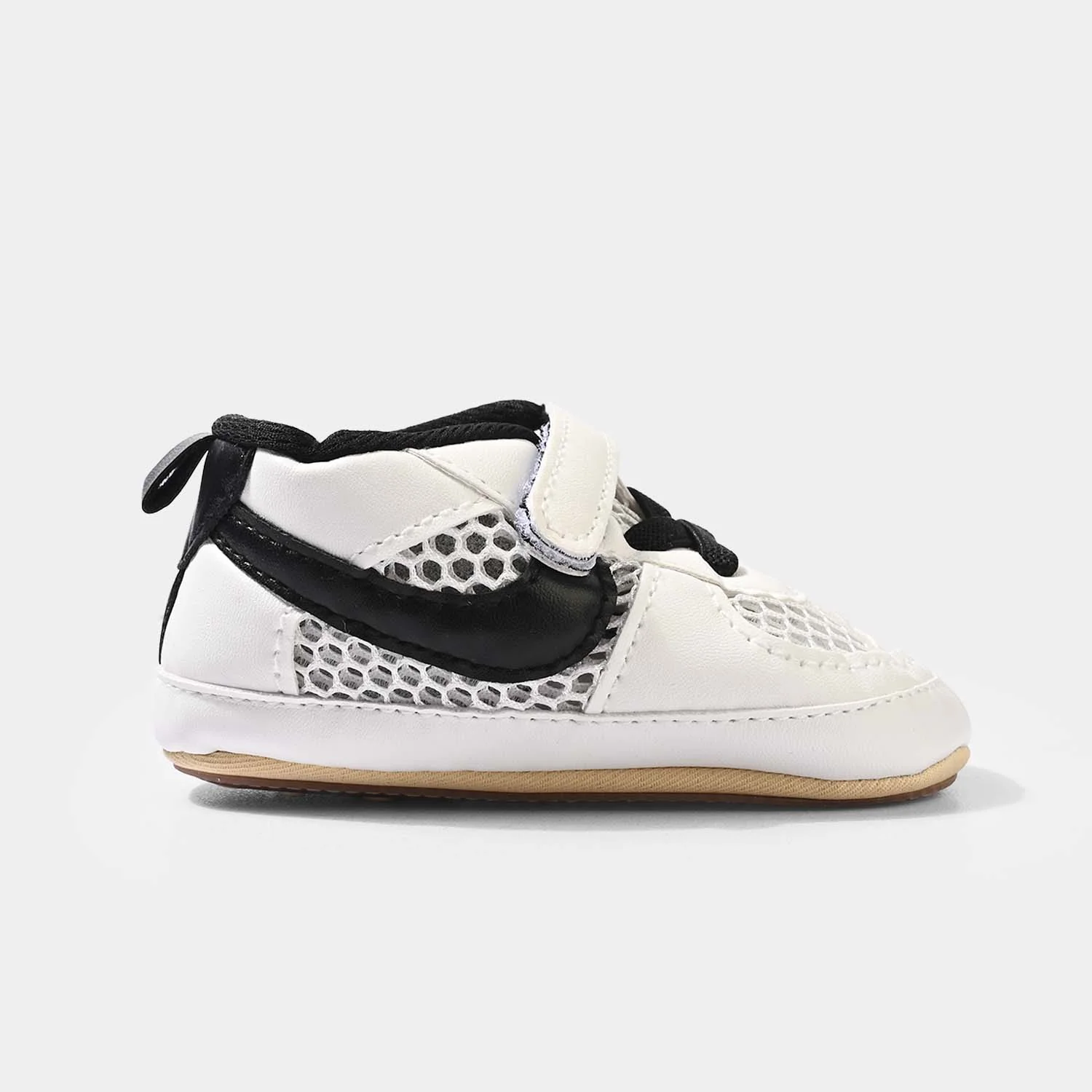 Infant Boys Shoes 7110-White/Black - Image 3