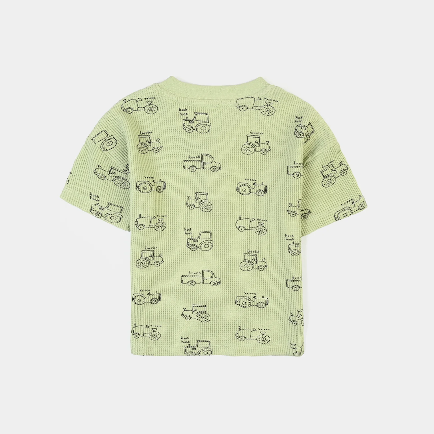 Infant Boys Thermal T-Shirt Animal & Trees -  Green - Image 4