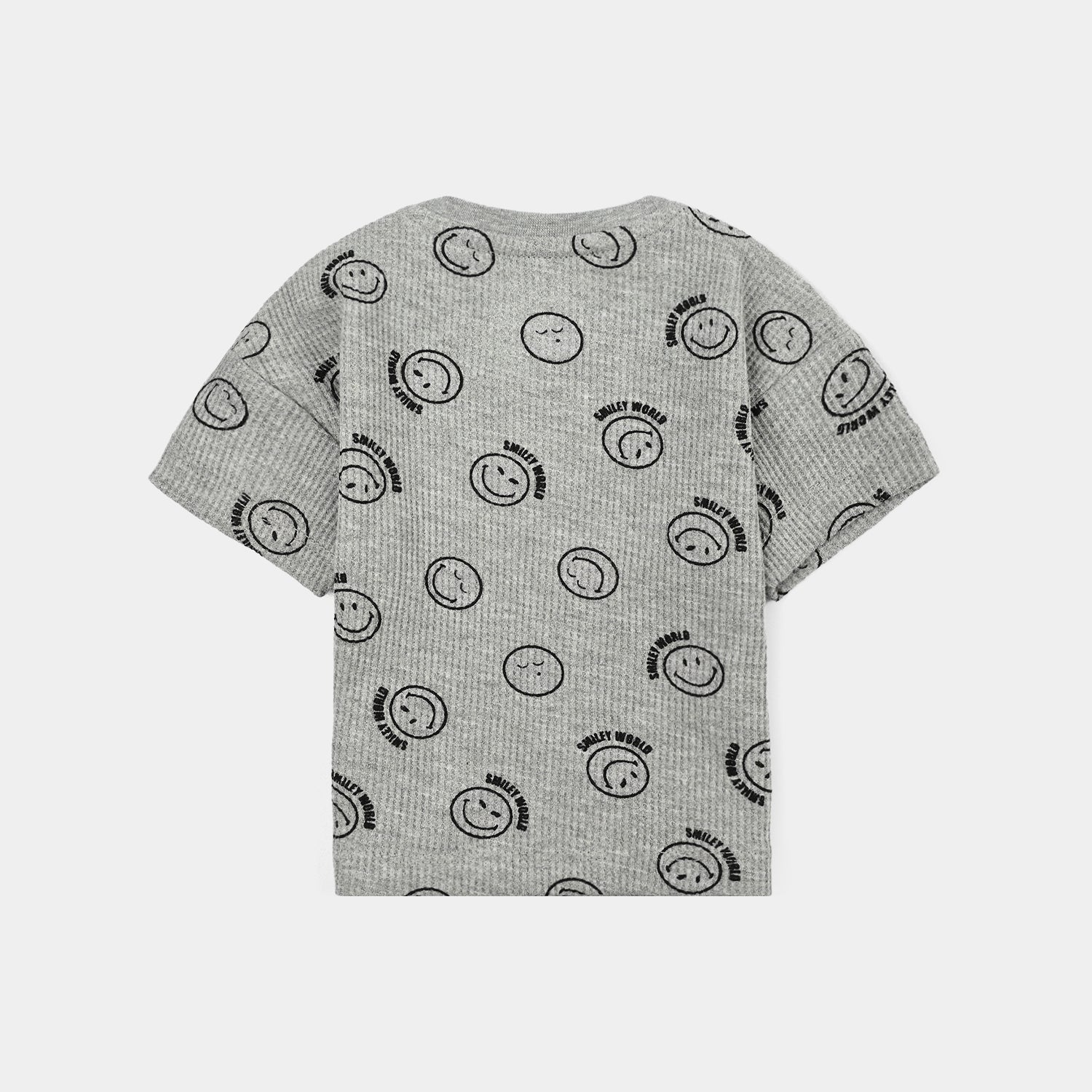 Infant Boys Thermal T-Shirt H/S Smiley-Heater.Grey - Image 4