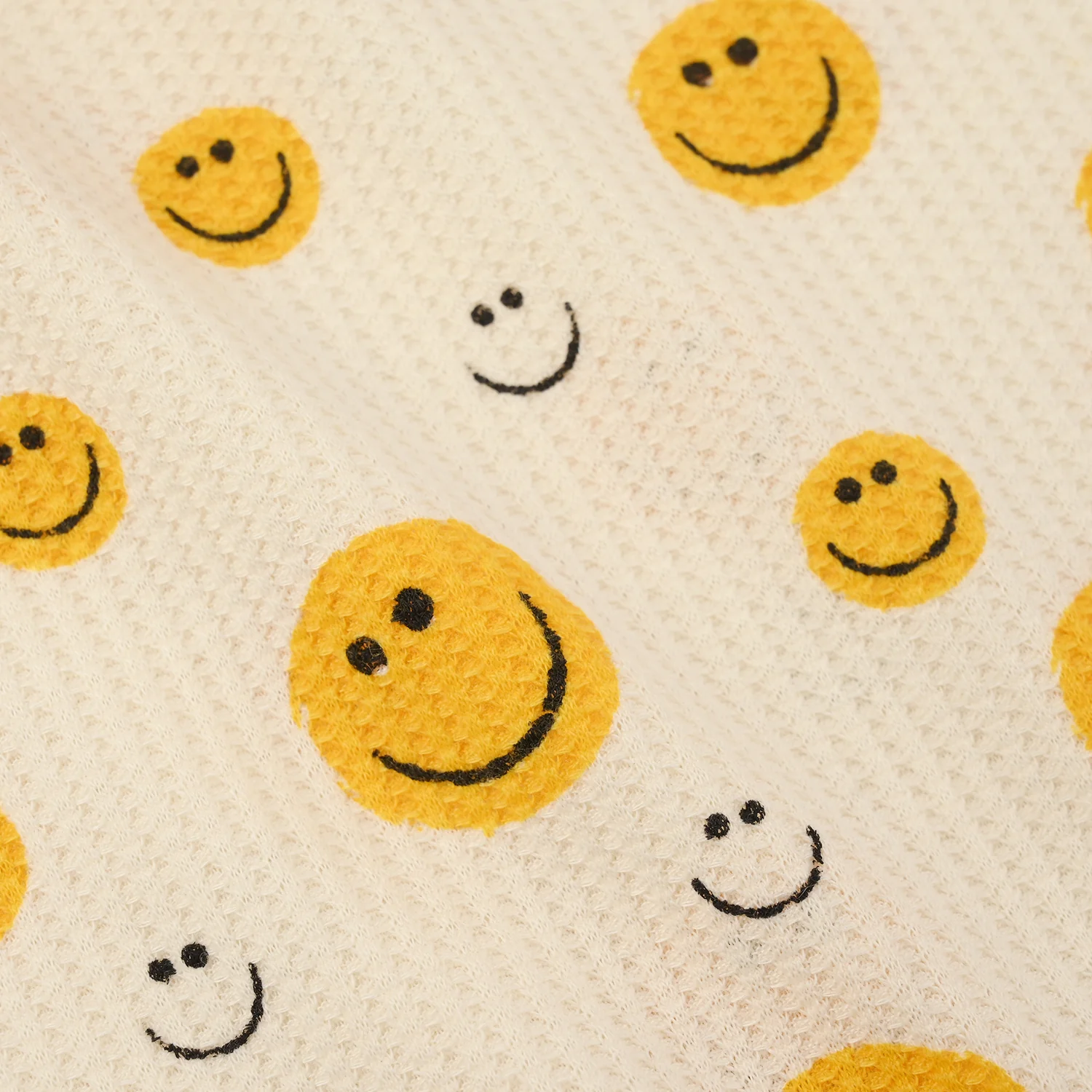 Infant Boys Thermal T-Shirt (Smiley Face) - White - Image 4