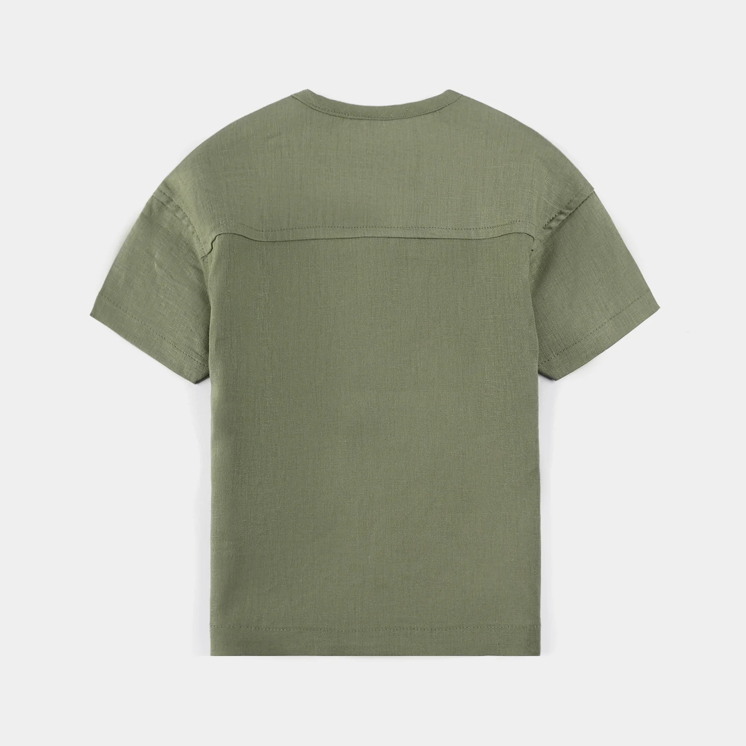 Infant Boys Cotton Woven Suit (Jungle Friend) β Green - Image 4