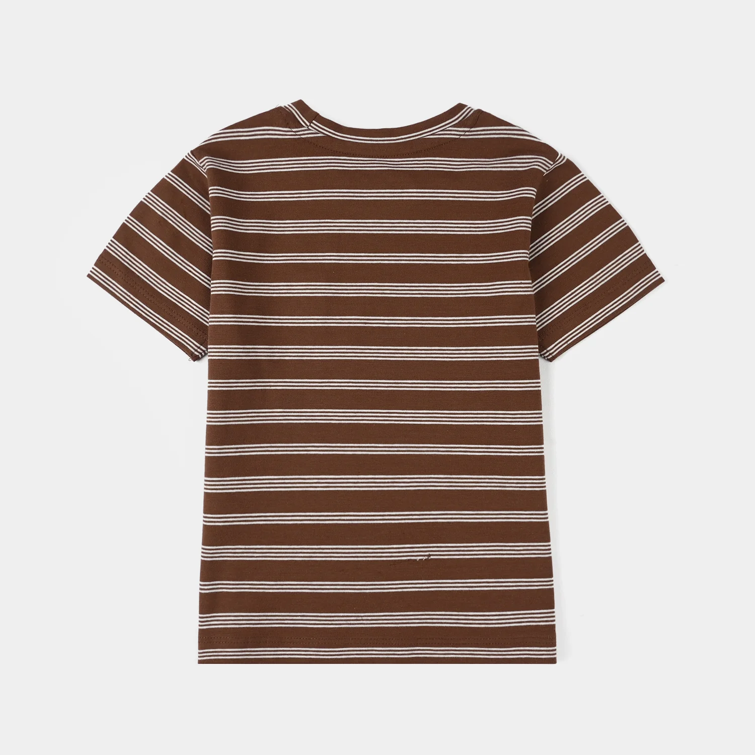 Infant Boys Yarn Dyed Suit Bear - Brown - Image 5