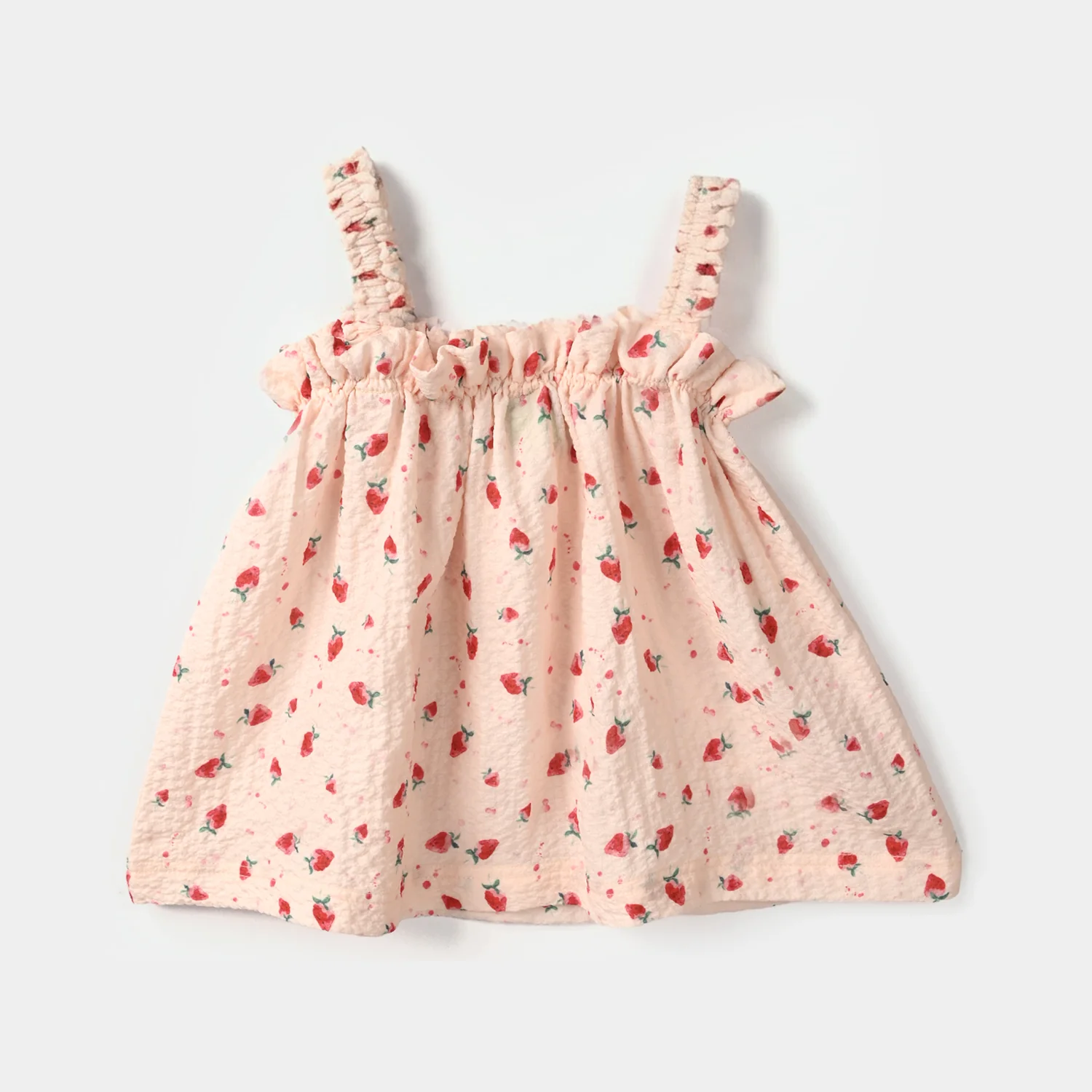 Infant Girls Poly Crinkle 2Pc Suit - Pink - Image 3