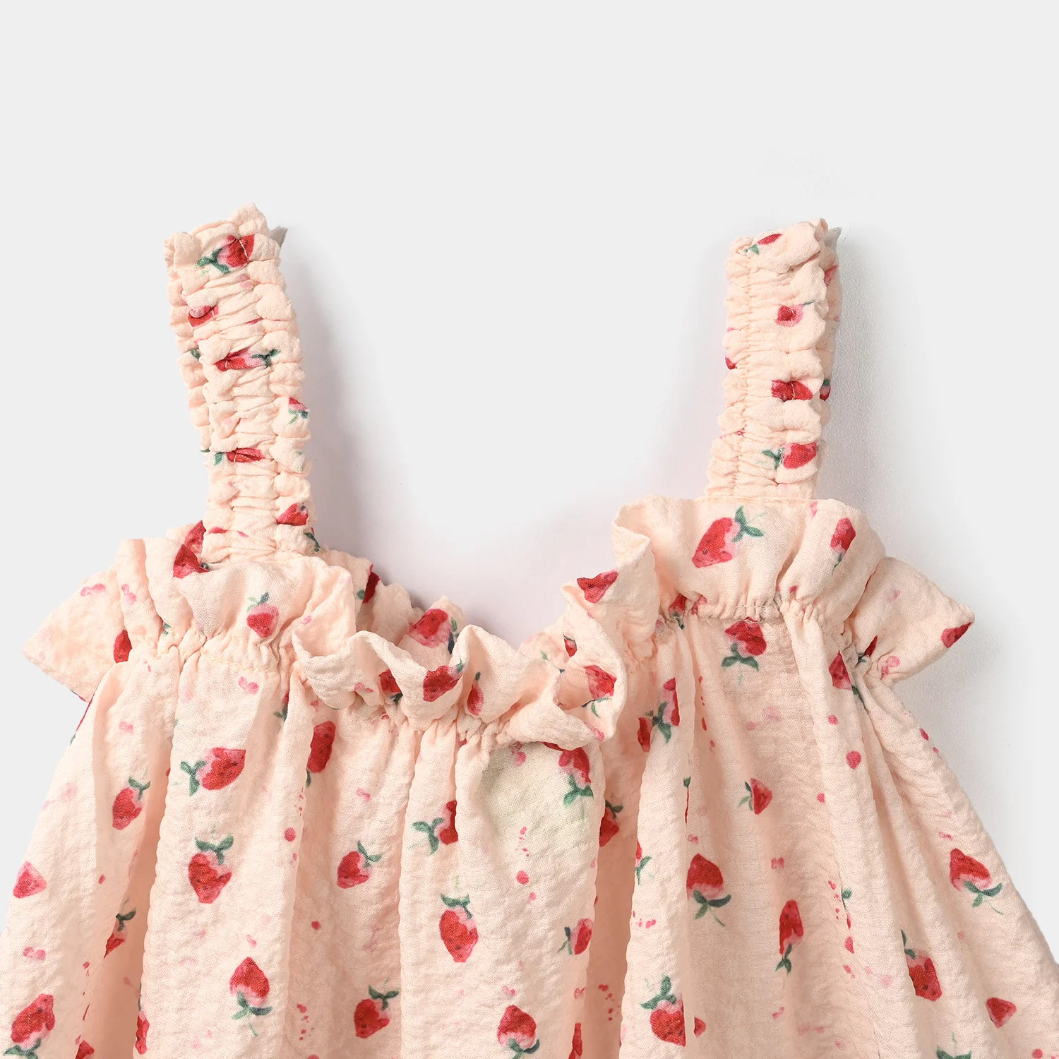 Infant Girls Poly Crinkle 2Pc Suit - Pink - Image 4