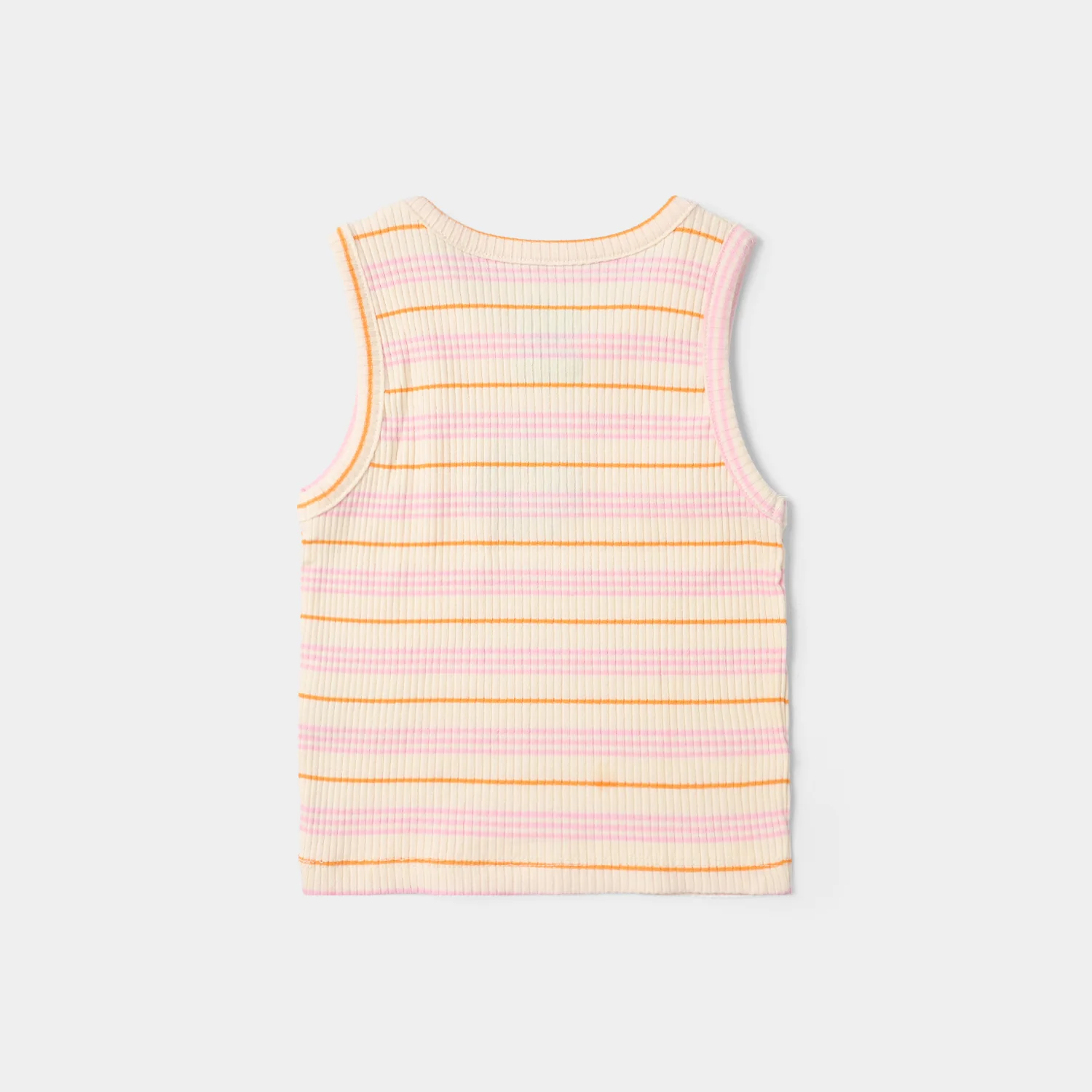 Infant Girls 2x1 Rib Sando Be Kind-Mul.Stripe - Image 4