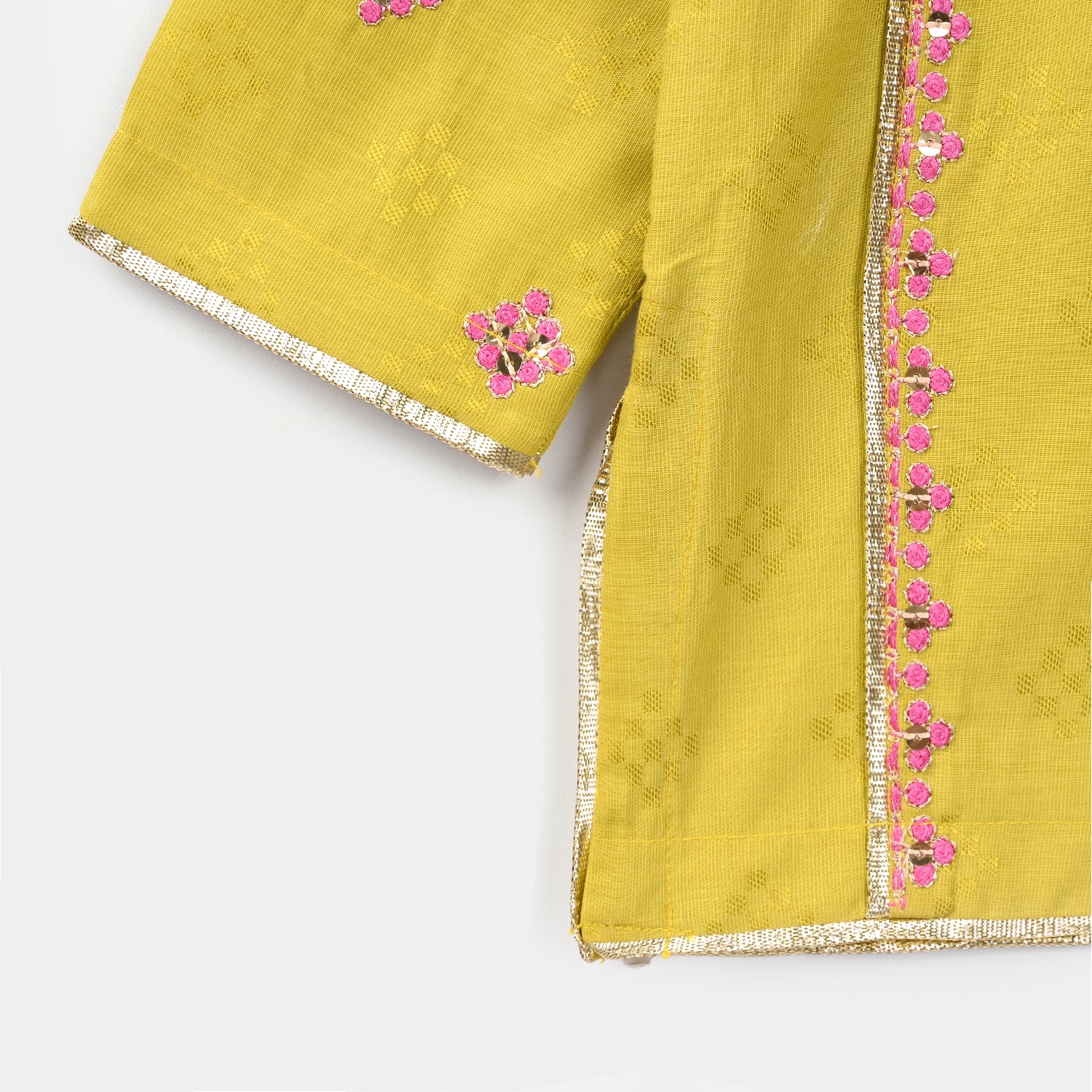 Infant Girls Jacquard 3Pcs (Ishq) – Green - Image 4