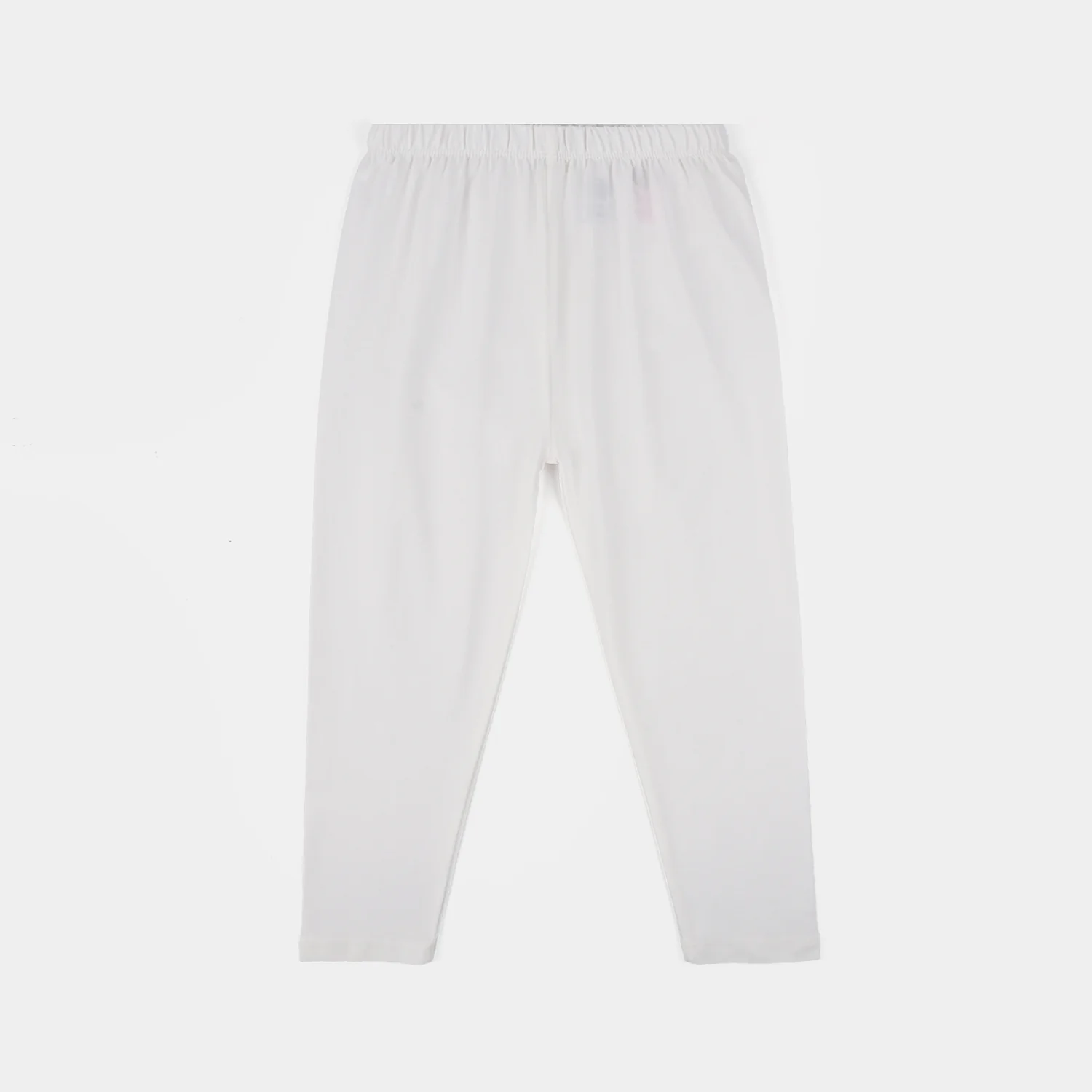Infant Girls Jersey Terry Tights (Basic) - White