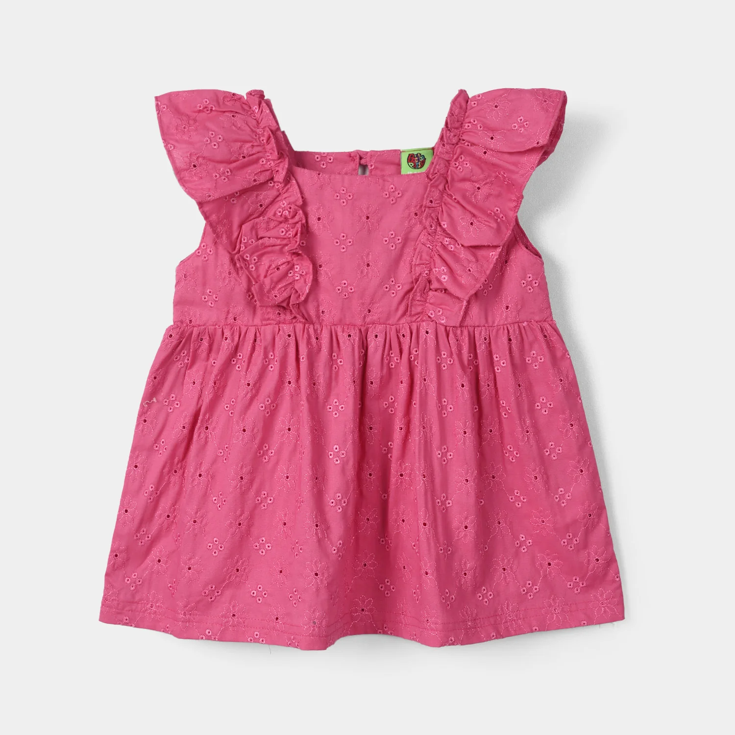 Infant Girls Chicken Kari 2Pc Suit (Chicken Kari) - Hot Pink - Image 2