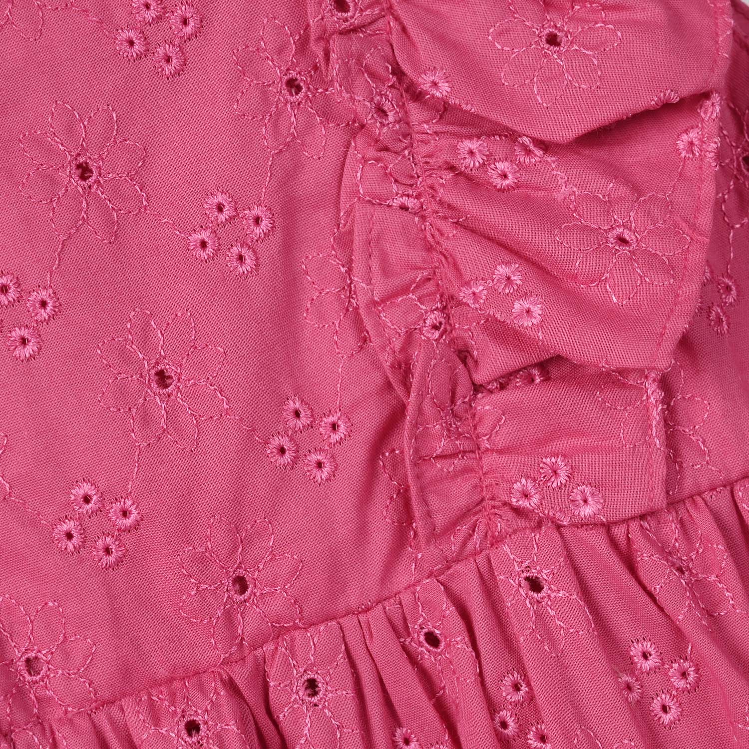 Infant Girls Chicken Kari 2Pc Suit (Chicken Kari) - Hot Pink - Image 3