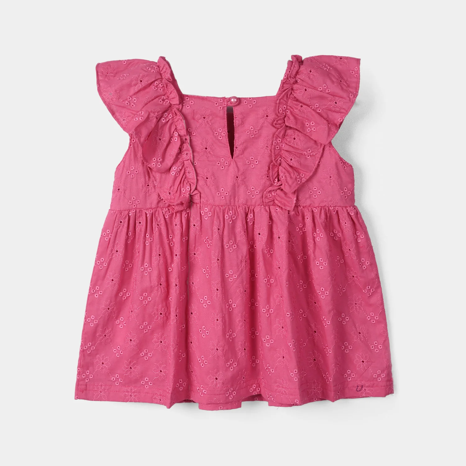 Infant Girls Chicken Kari 2Pc Suit (Chicken Kari) - Hot Pink - Image 4