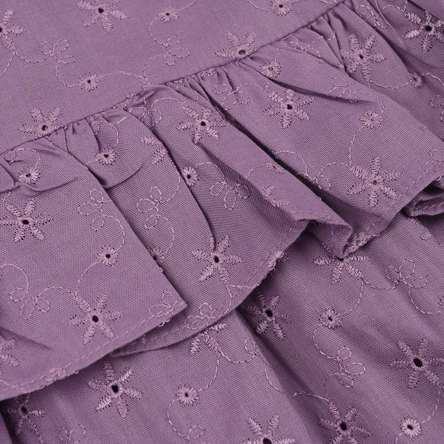Infant Girls Chicken Kari 2Pc Suit- Lavender - Image 4