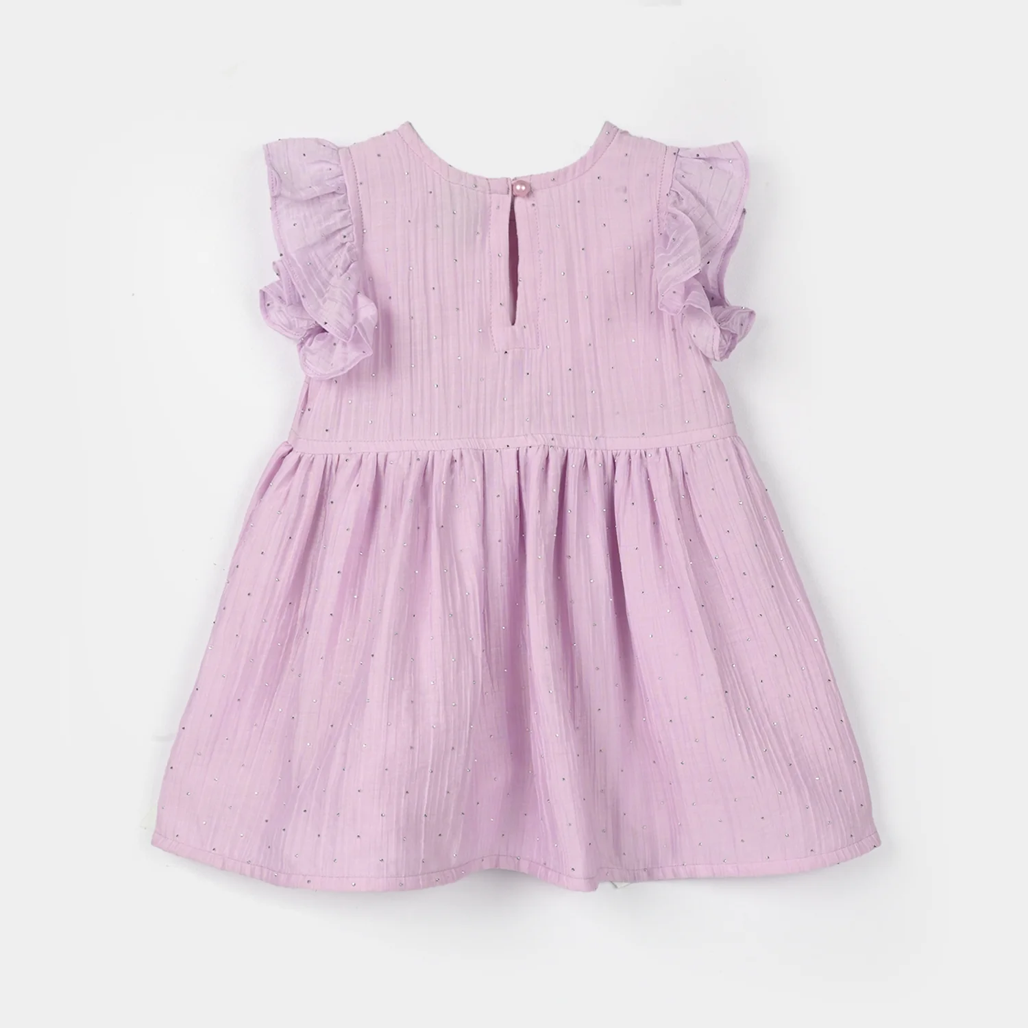 Infant Girls Chiffon Casual Top (Diamond) - Lilac - Image 4