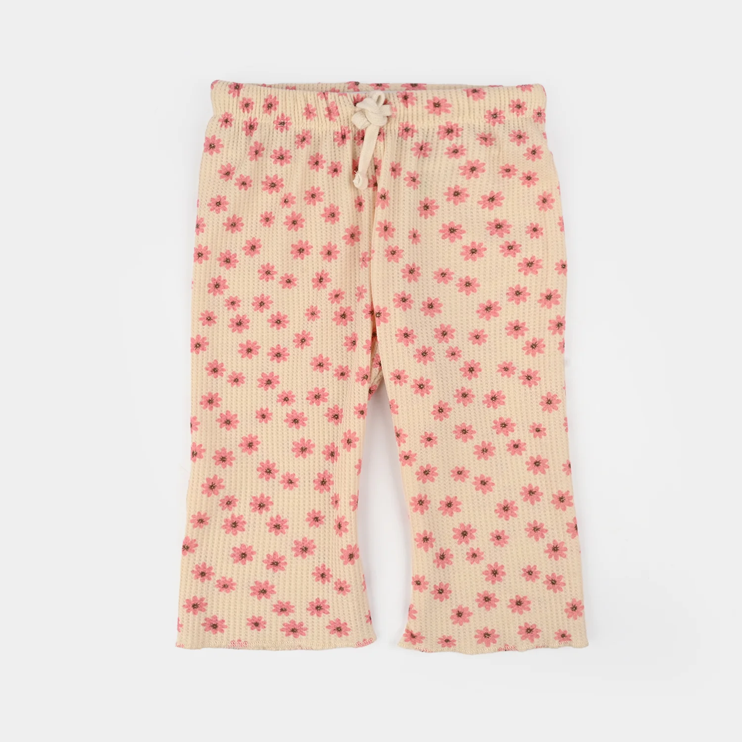 Infant Girls Waffle Suit (Flora) - Peach - Image 10