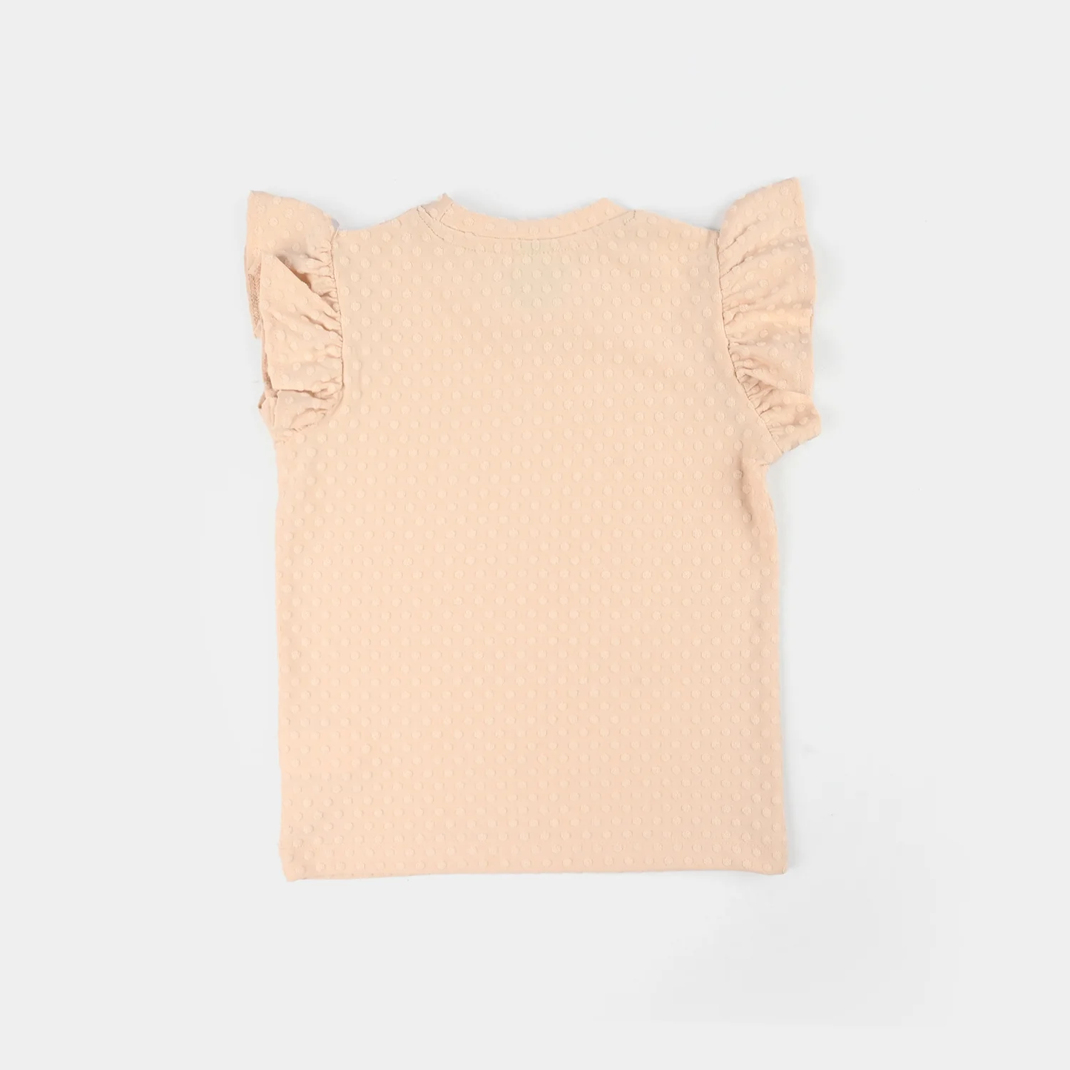 Infant Girls Knitted Jacquard T-Shirt - Brown - Image 4