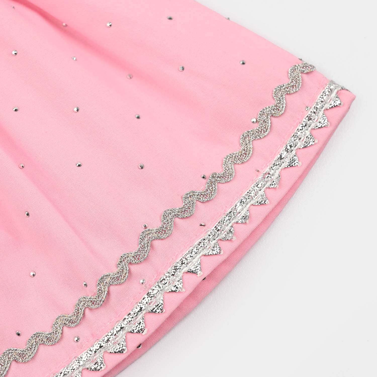 Infant Girls Cotton 2Pcs Noor-E-Adaa-Pink - Image 6