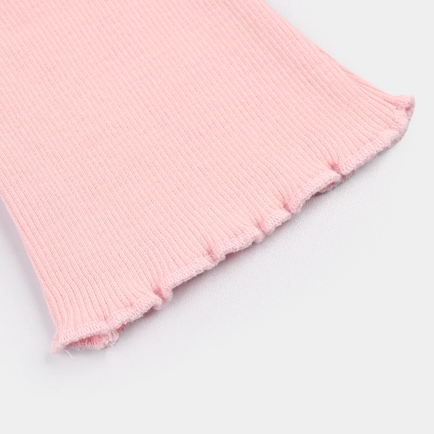 Infant Girls Cotton Rib Tight Awesome - Pink - Image 3