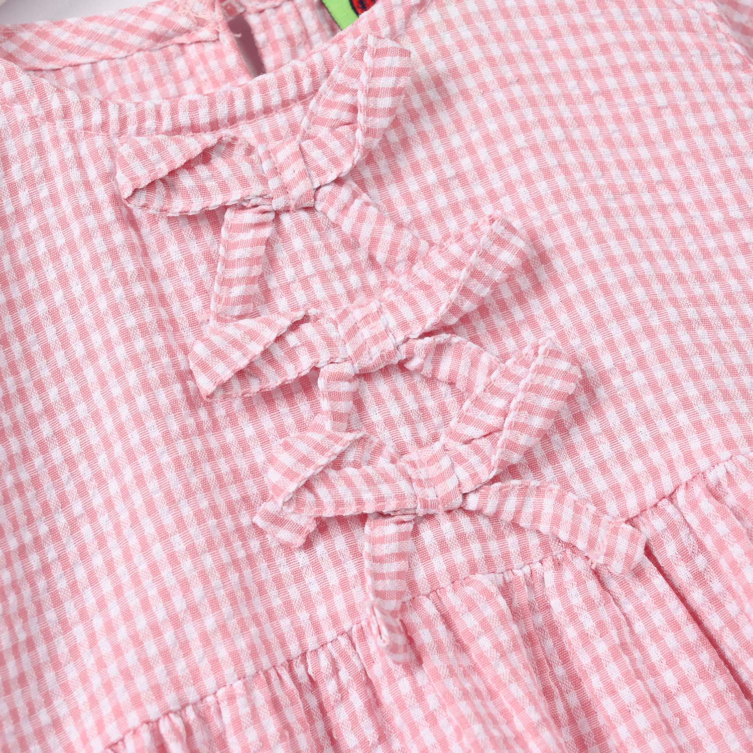 Infant Girls Cotton Casual Top - Pink - Image 2