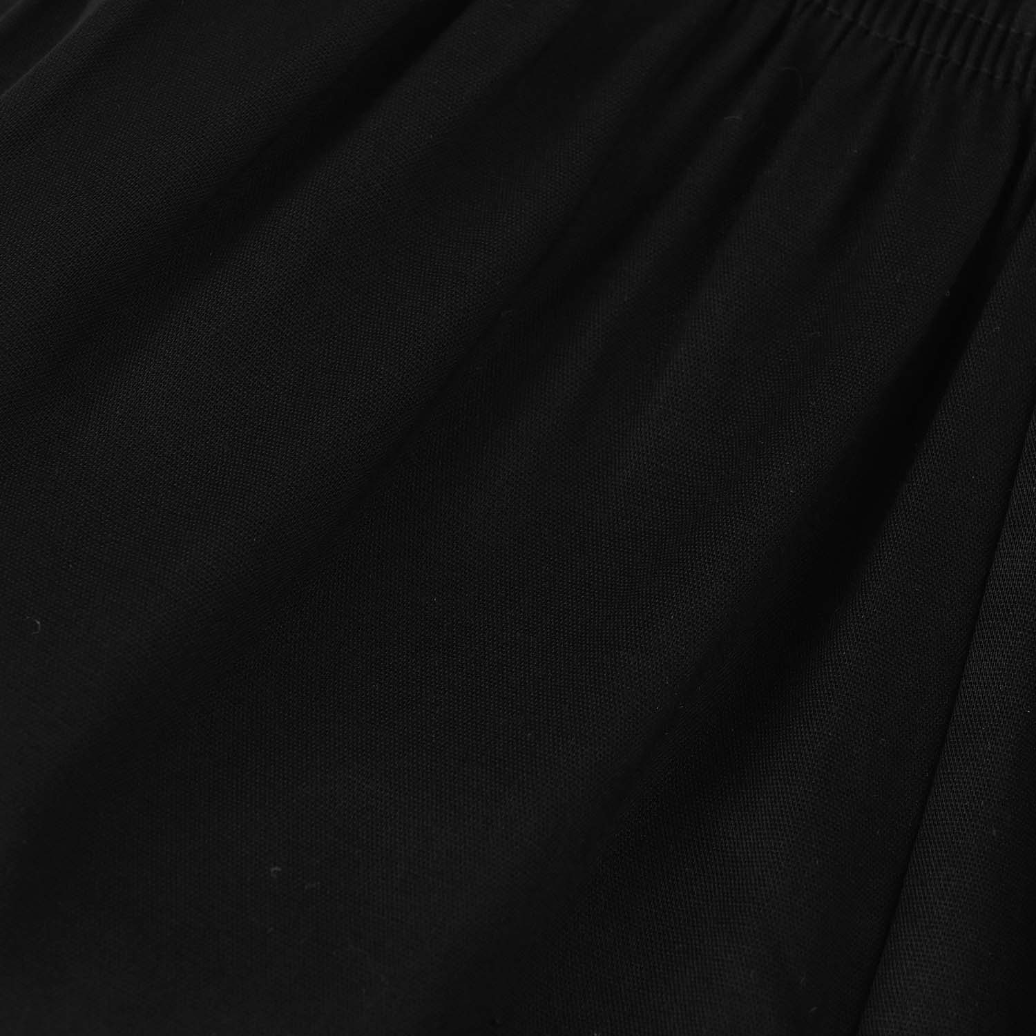 Infant Girls Cotton Culottes (Laces) - Black - Image 2