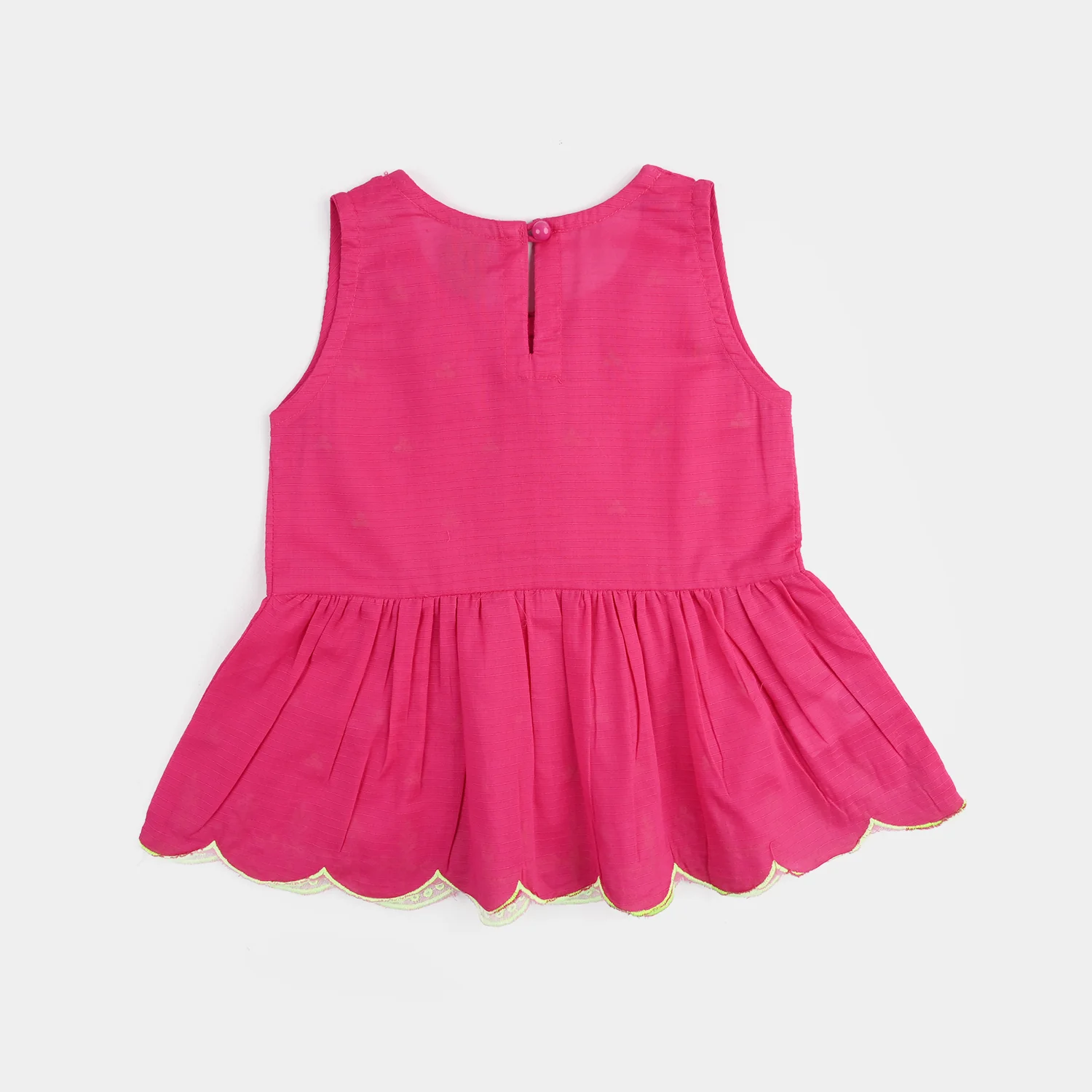 Infant Girls Cotton Emb 2Pcs Baby Blossom - Bright Pink - Image 12