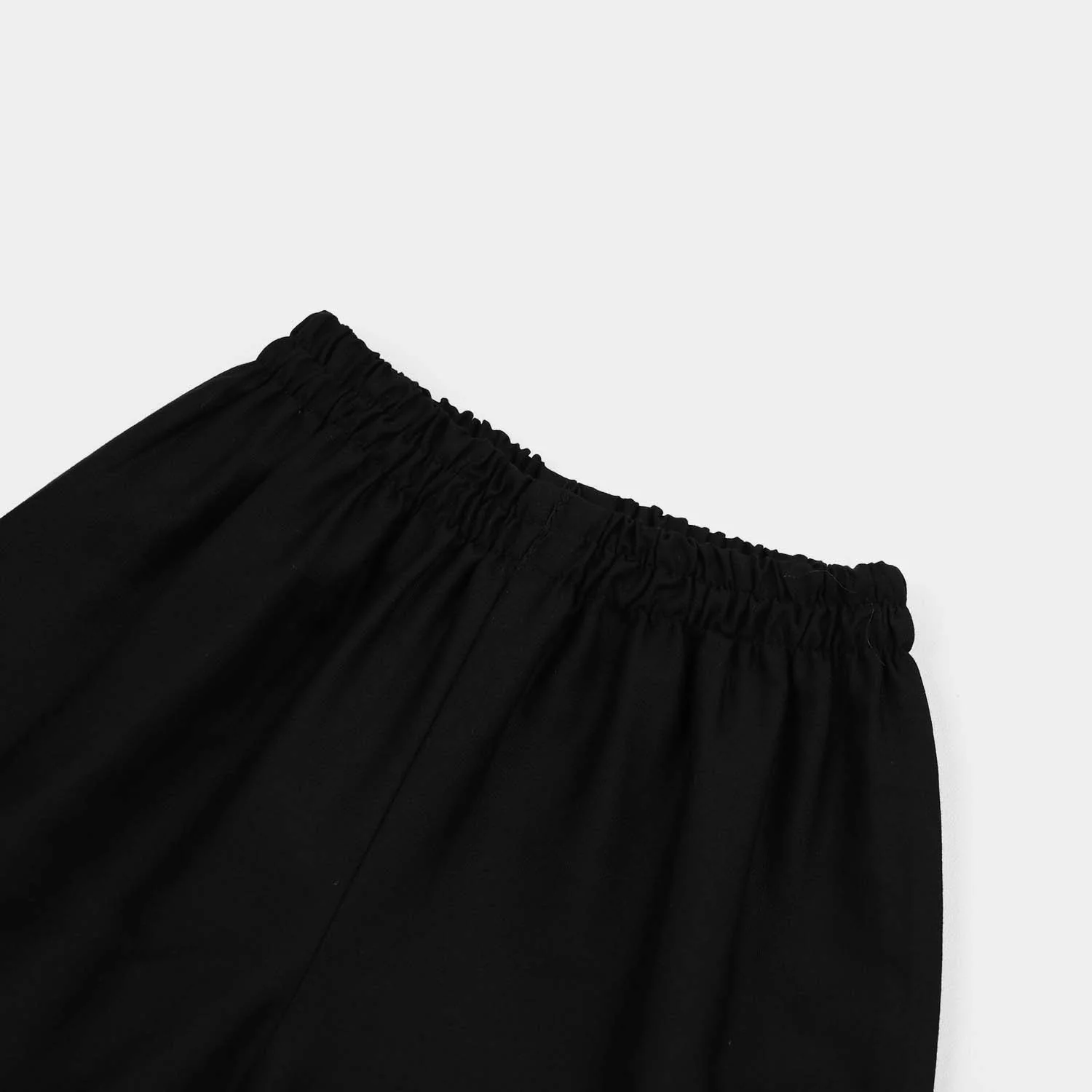Infant Girls Cotton Emb Culotte -BLACK - Image 3