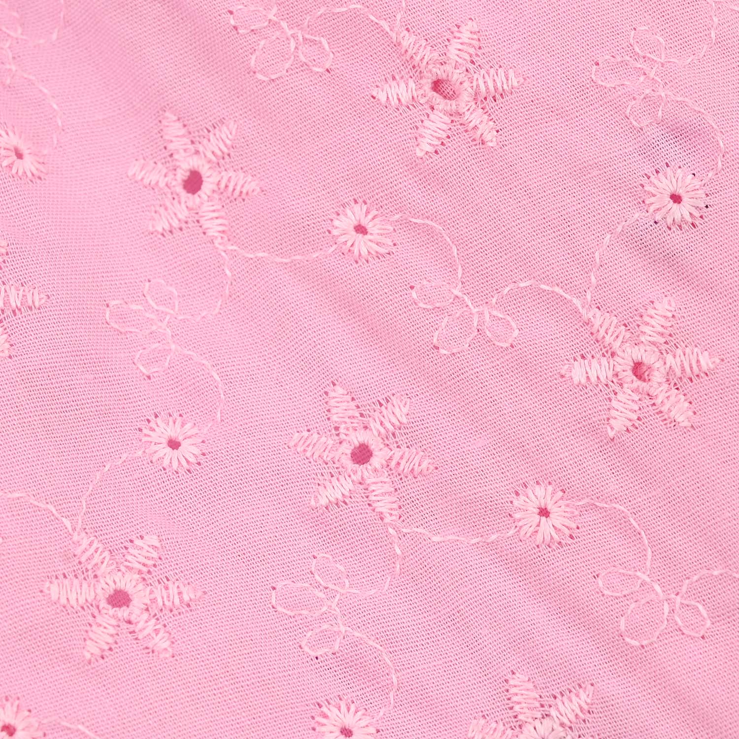 Infant Girls Cotton Emb Top Pink-Lilac - Image 4