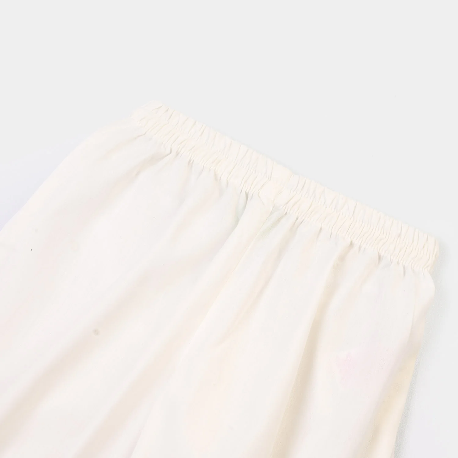 Infant Girls Cotton Harem Pant -WHITE - Image 3