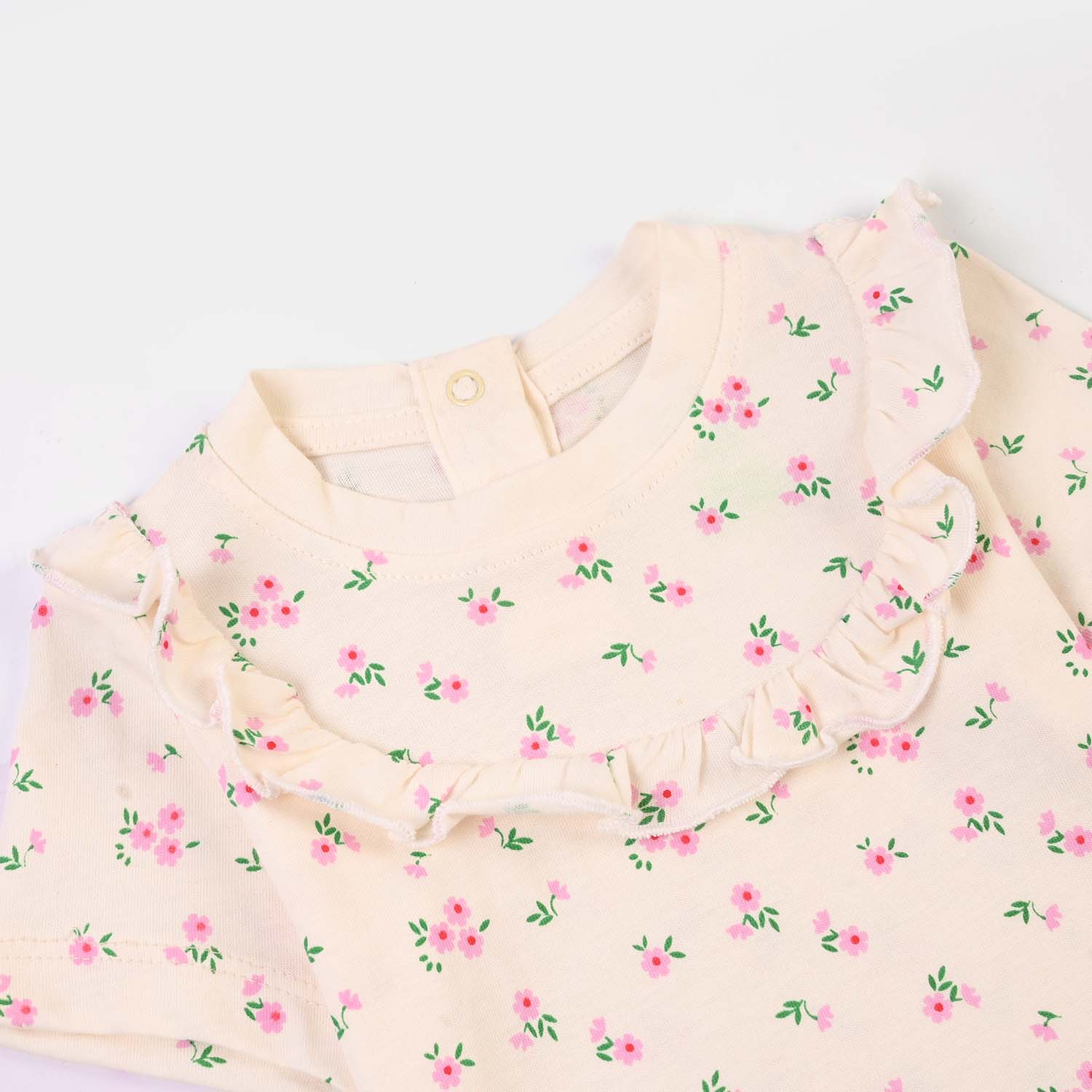 Infant Girls Cotton Interlock Suit MINI BLOOM - Image 4