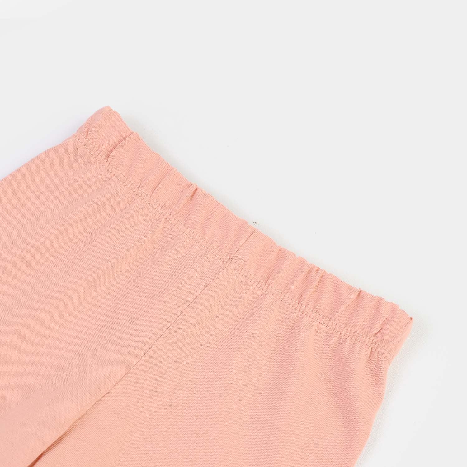 Infant Girls Cotton Jersey 2 Piece Set Basic - Pink/White - Image 4