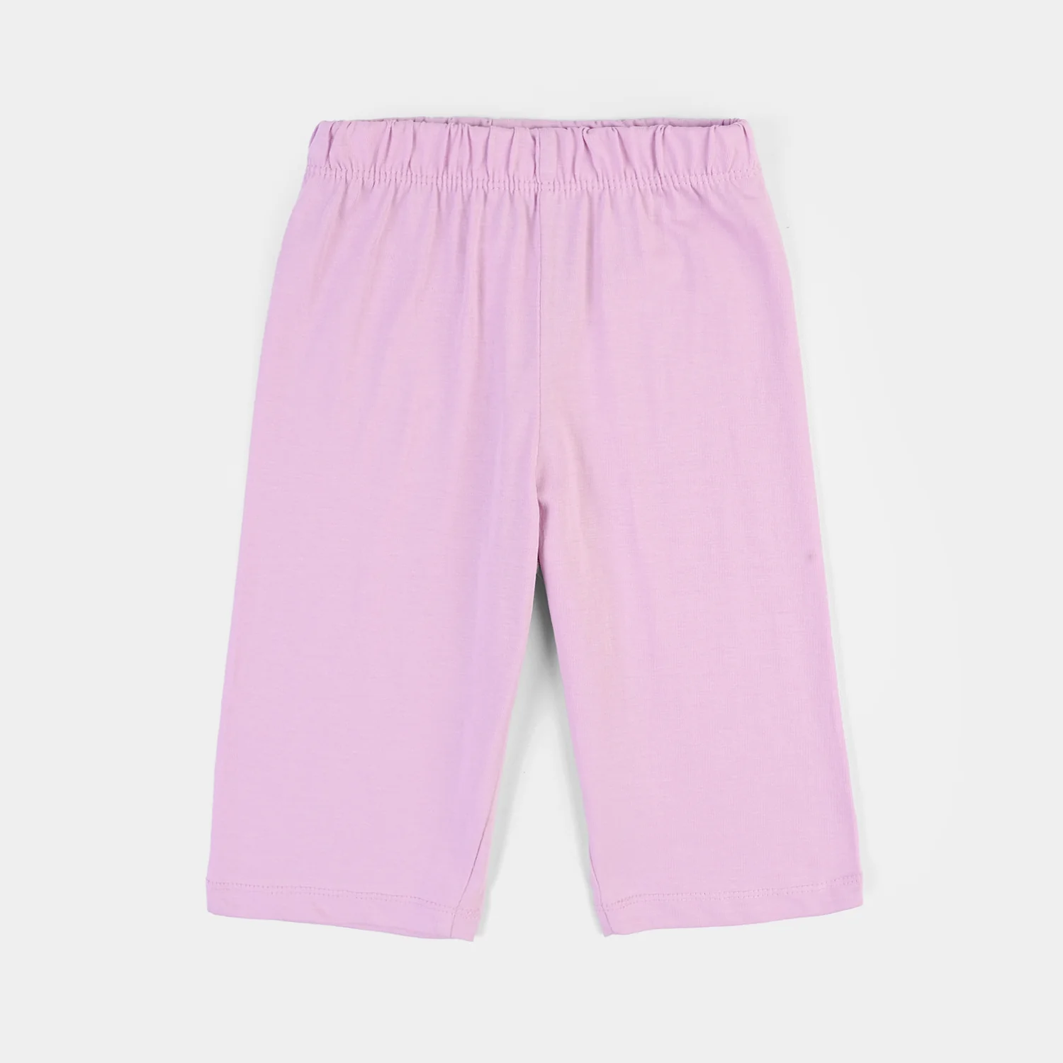 Infant Girls Cotton Jersey 2 Piece Set Basic -Purple/White - Image 4