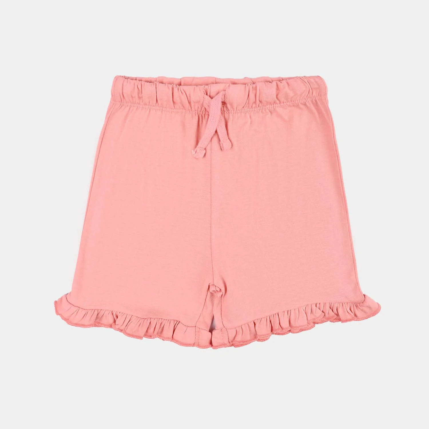 Infant Girls Cotton Jersey 2 Piece Set Bow Set-White.Pink - Image 6
