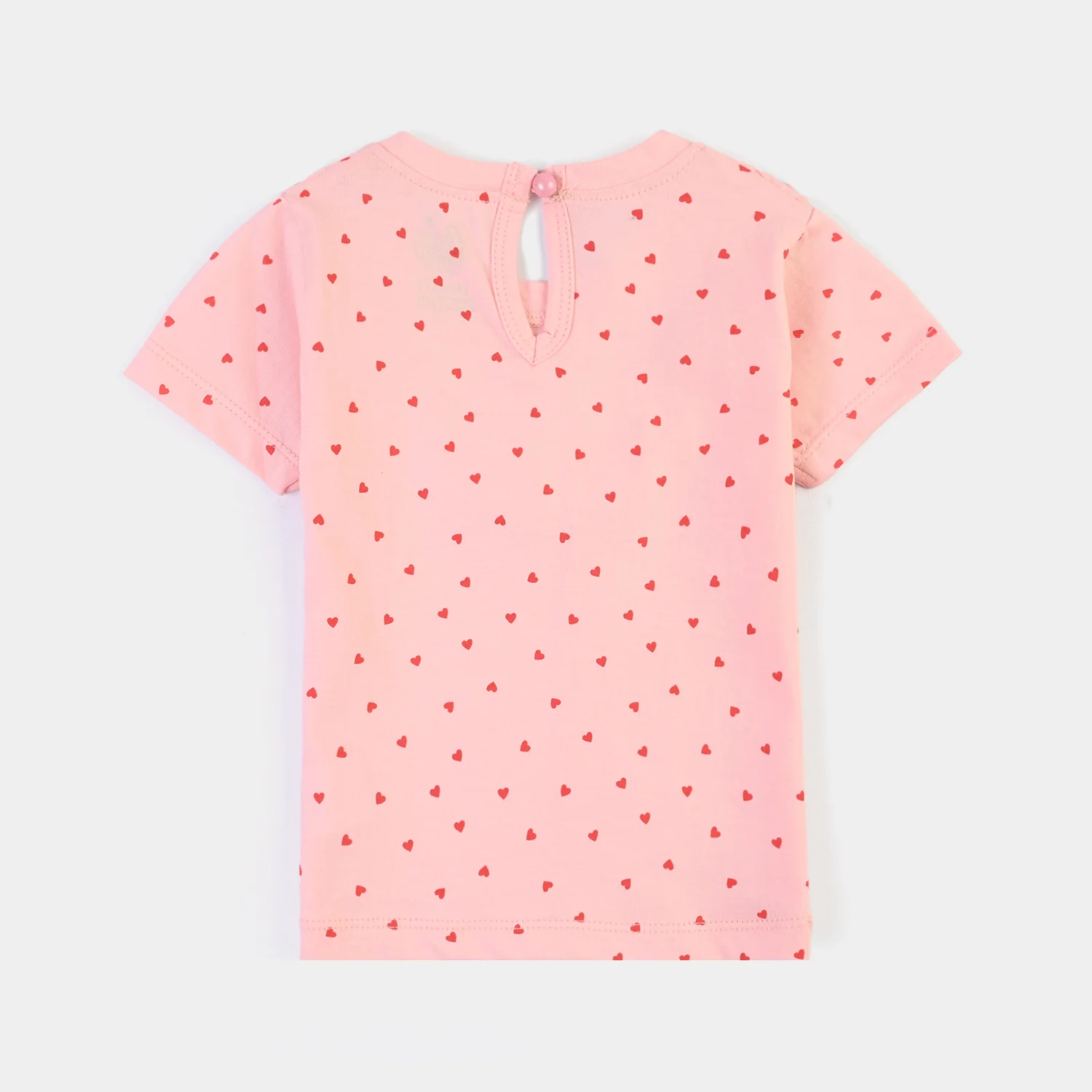 Infant Girls Cotton Jersey 2 Piece Set Mini hearts-PINK - Image 6