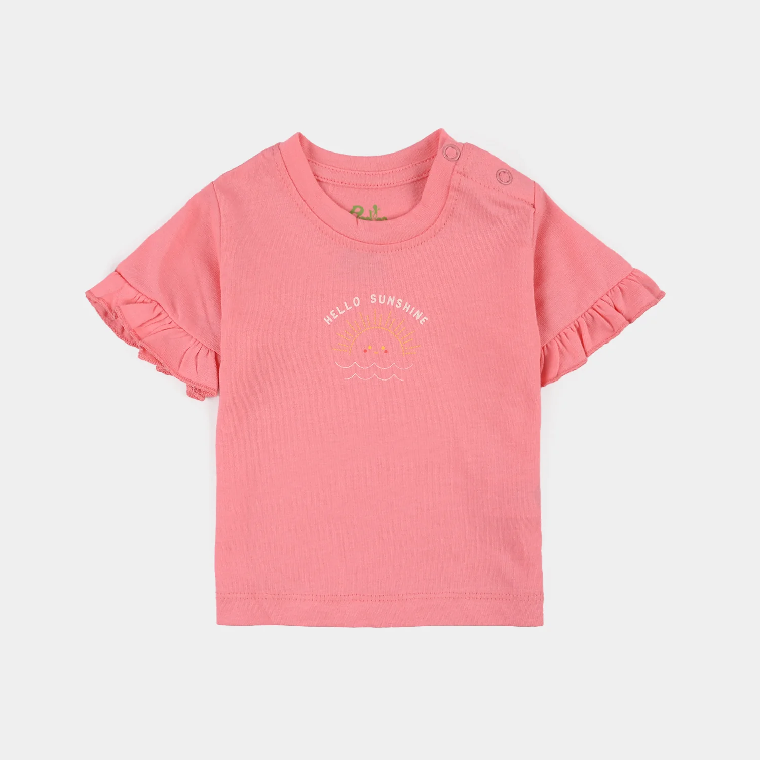 Infant Girls Cotton Jersey 3 Piece Set Hello Sunshine - Image 4