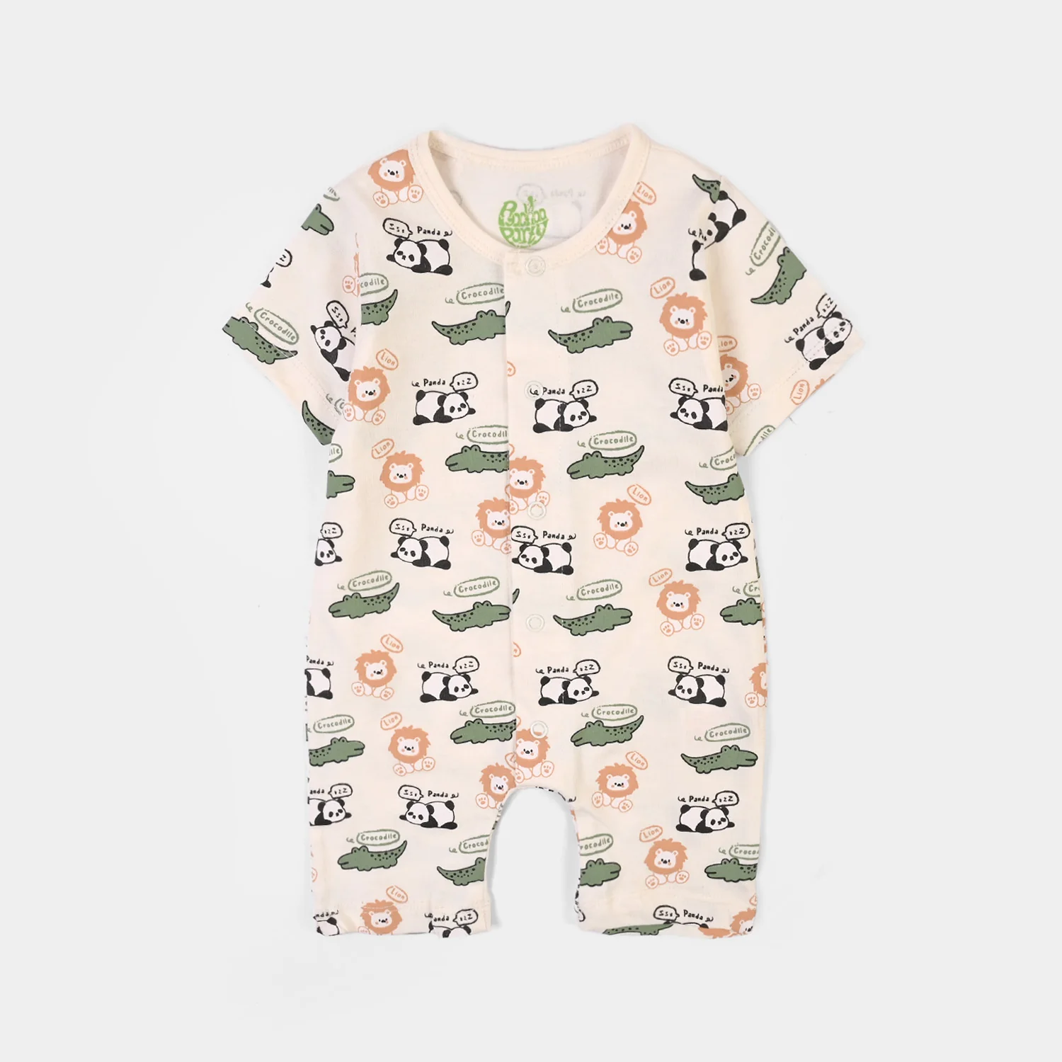 Infant Girls Cotton Jersey 3 Piece Set Jungle Friends - Image 2