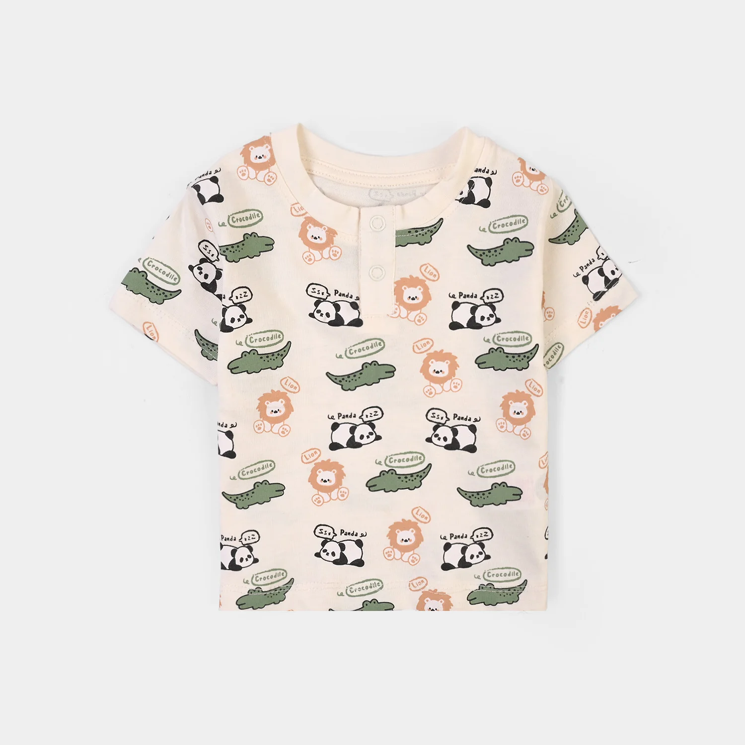 Infant Girls Cotton Jersey 3 Piece Set Jungle Friends - Image 3