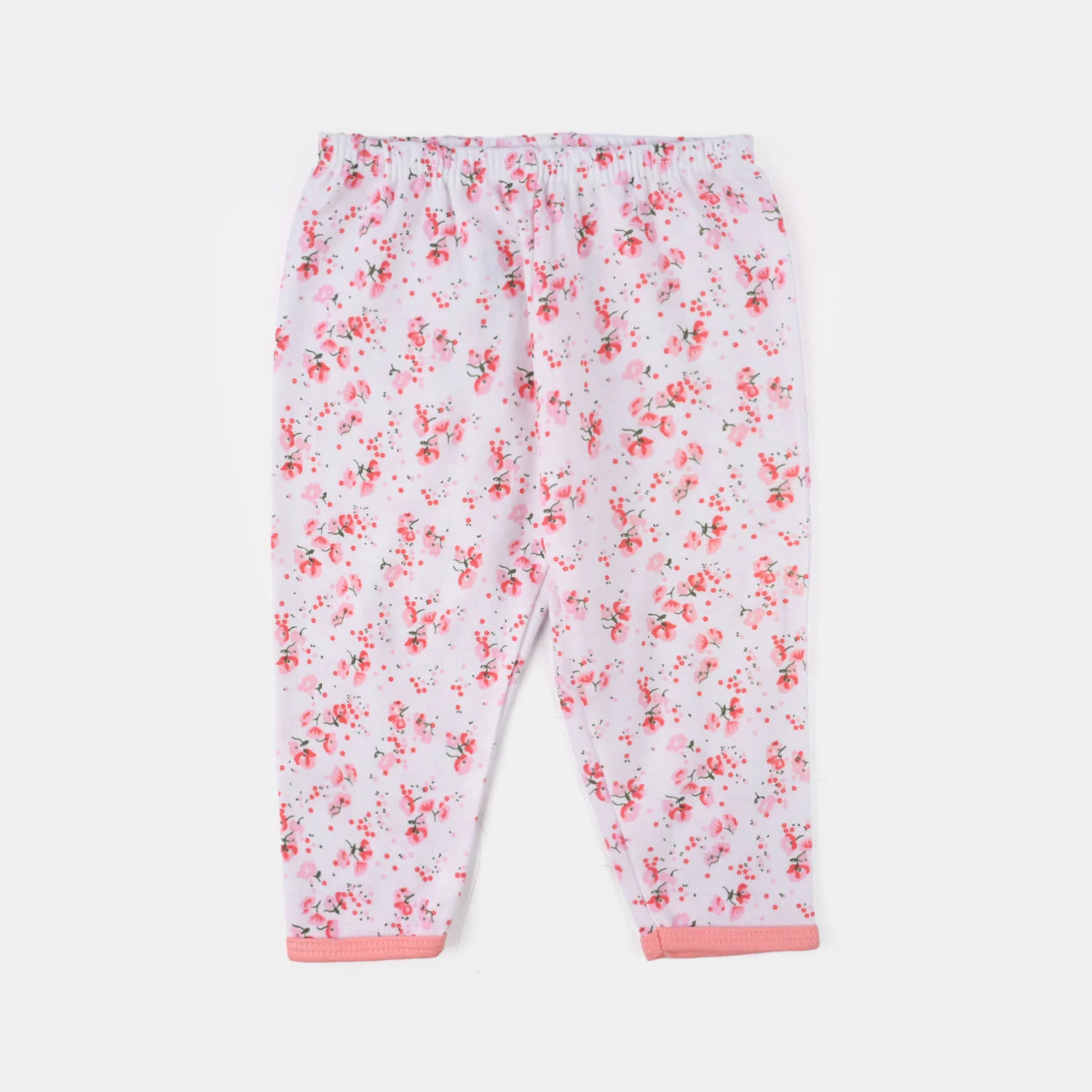 Infant Girls Cotton Jersey Night Suit - Pink - Image 4