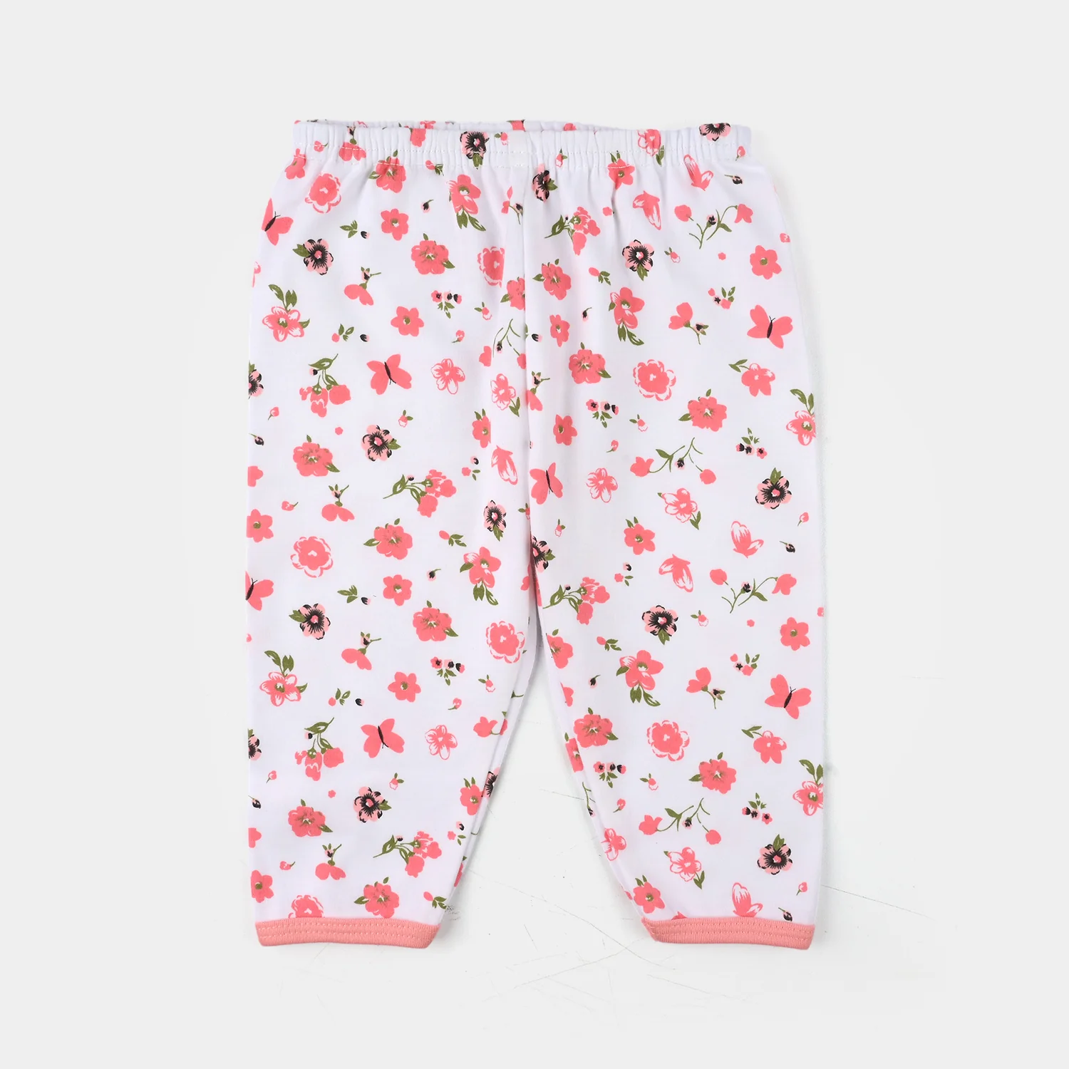 Infant Girls Cotton Jersey Night Suit - Pink - Image 4