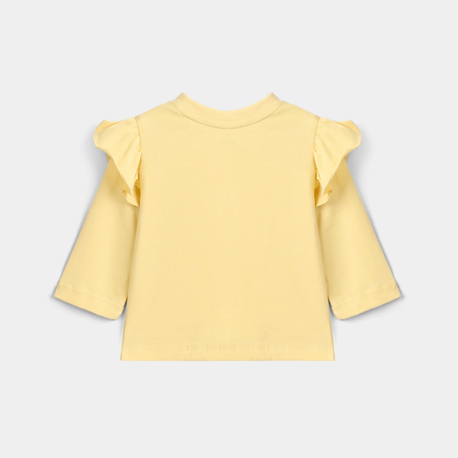 Infant Girls Cotton Jersey T-Shirt F/S Sweet Bunny-Gold.Haze - Image 4