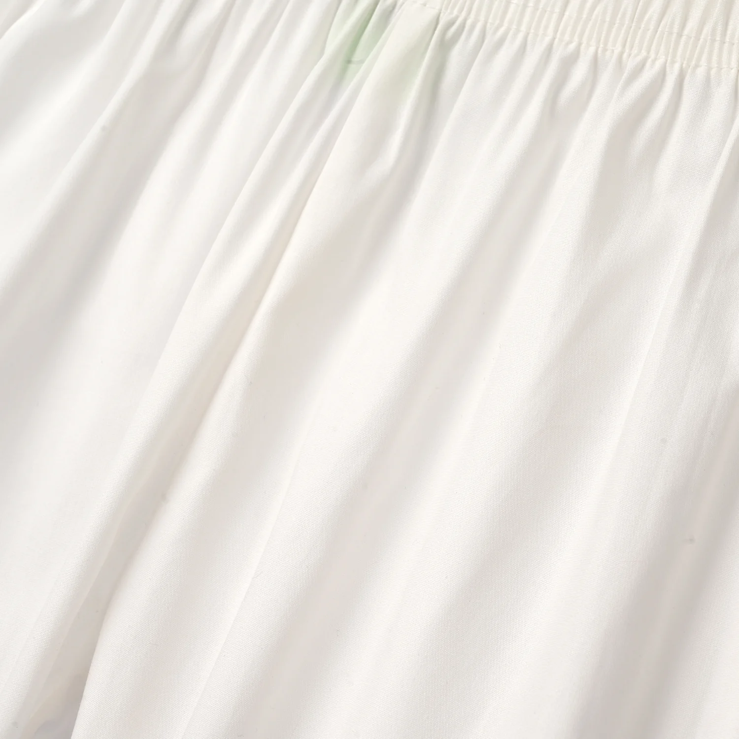 Infant Girls Cotton Pants - White - Image 2