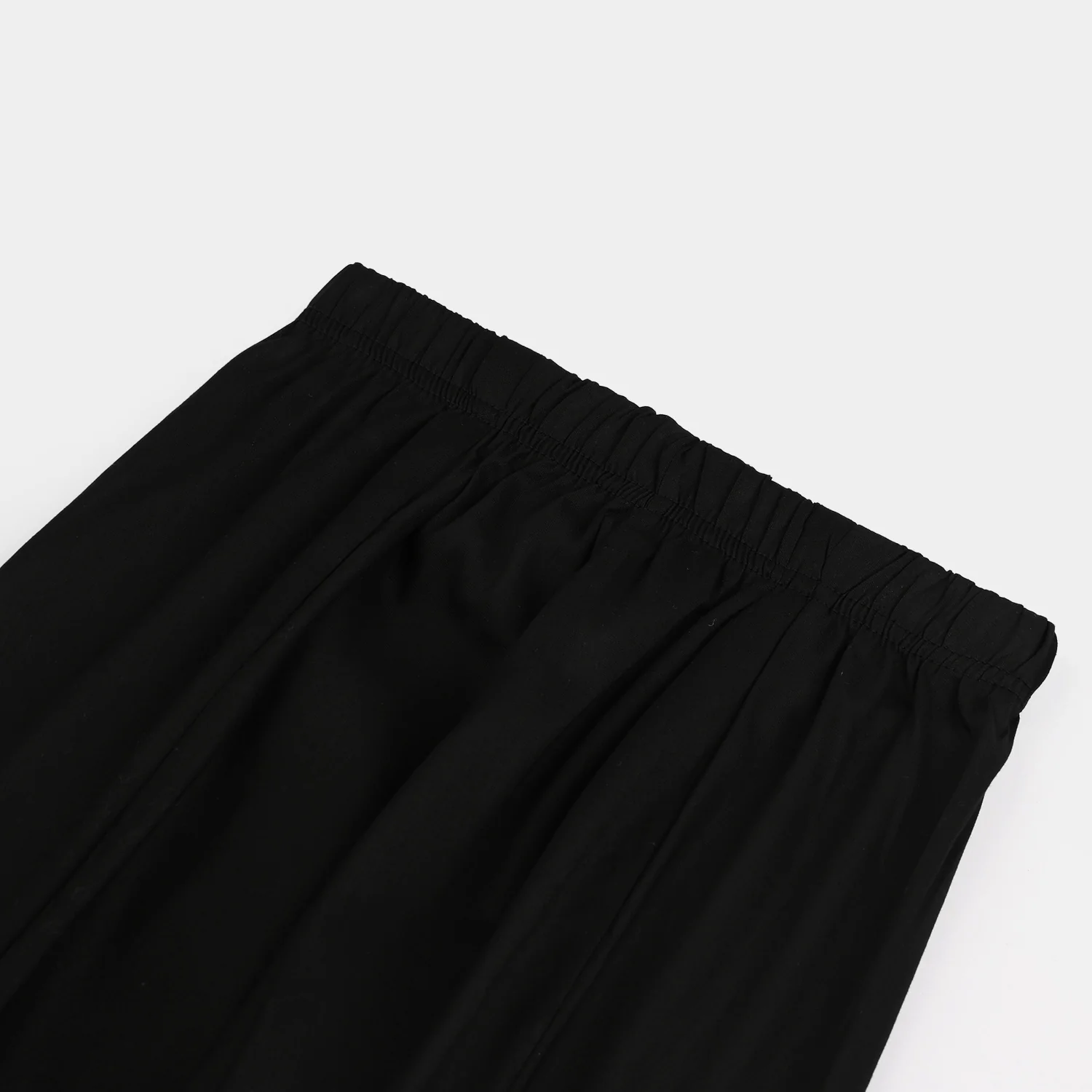 Infant Girls Cotton Tulip Pants - Black - Image 2