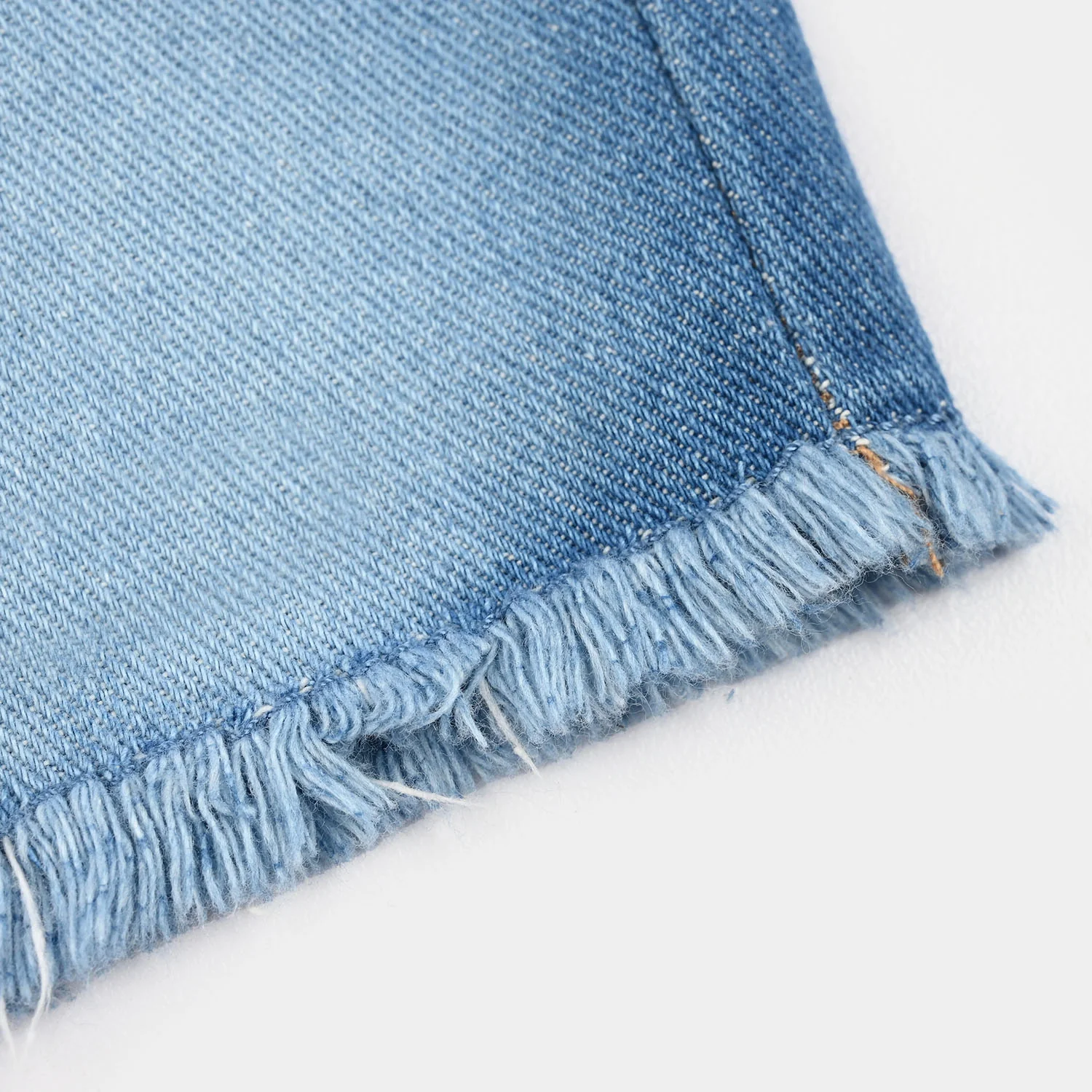Infant Girls Denim Rigid Shorts (Fruit Club) - Ice Blue - Image 3