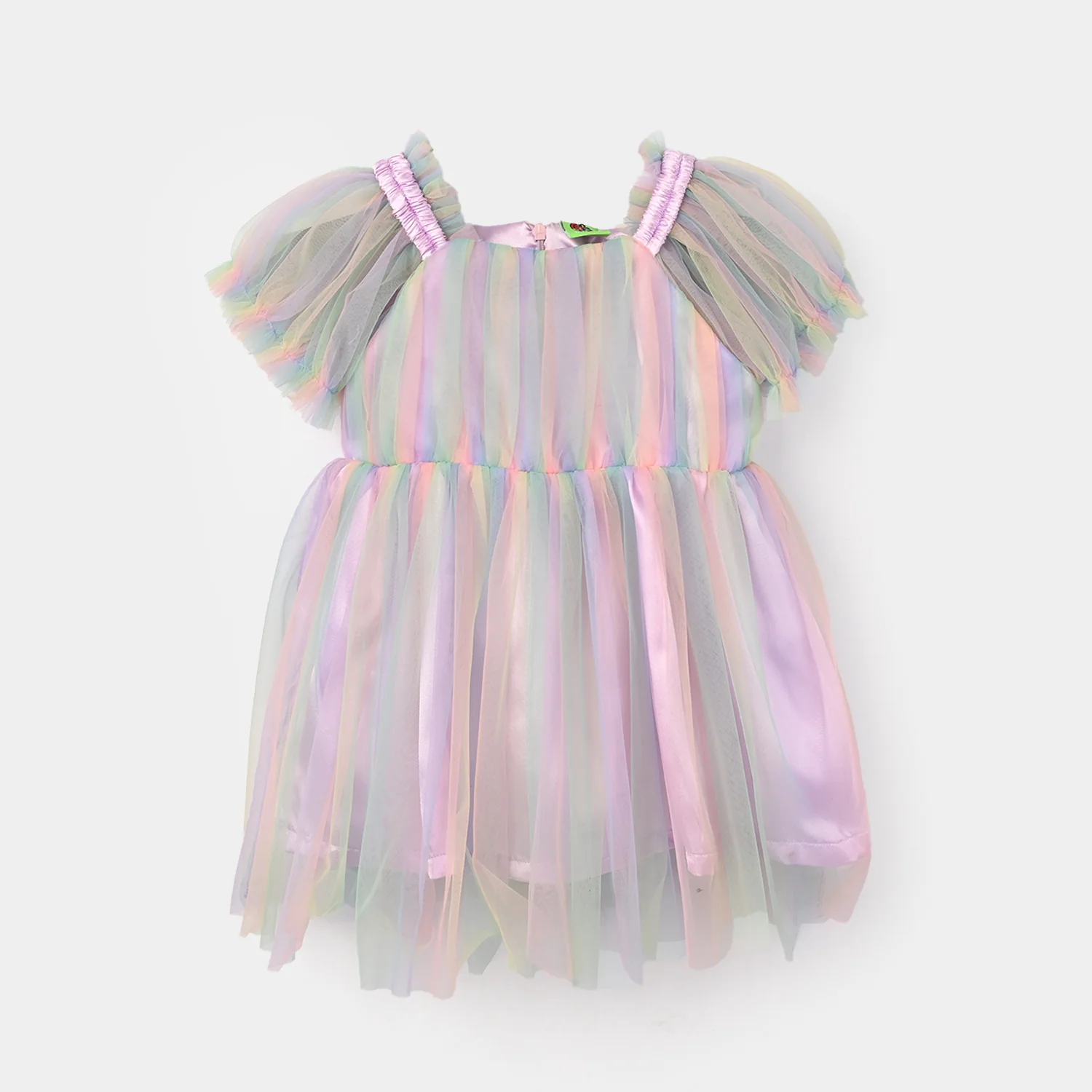 Infant Girls Net Fancy Frock (Magic Charm) - Multi - Image 4