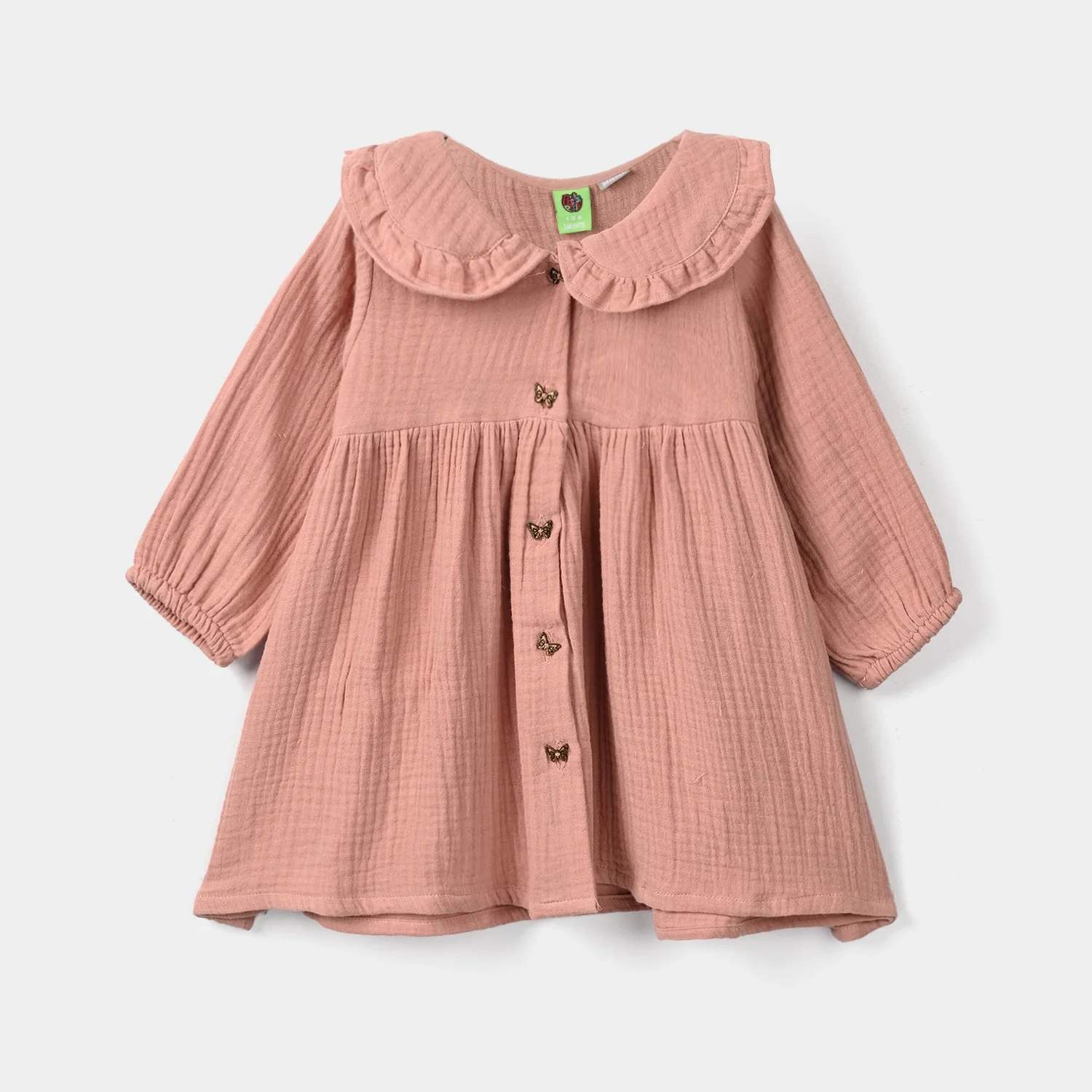 Infant Girls Gauze Casual Frock Sparkle